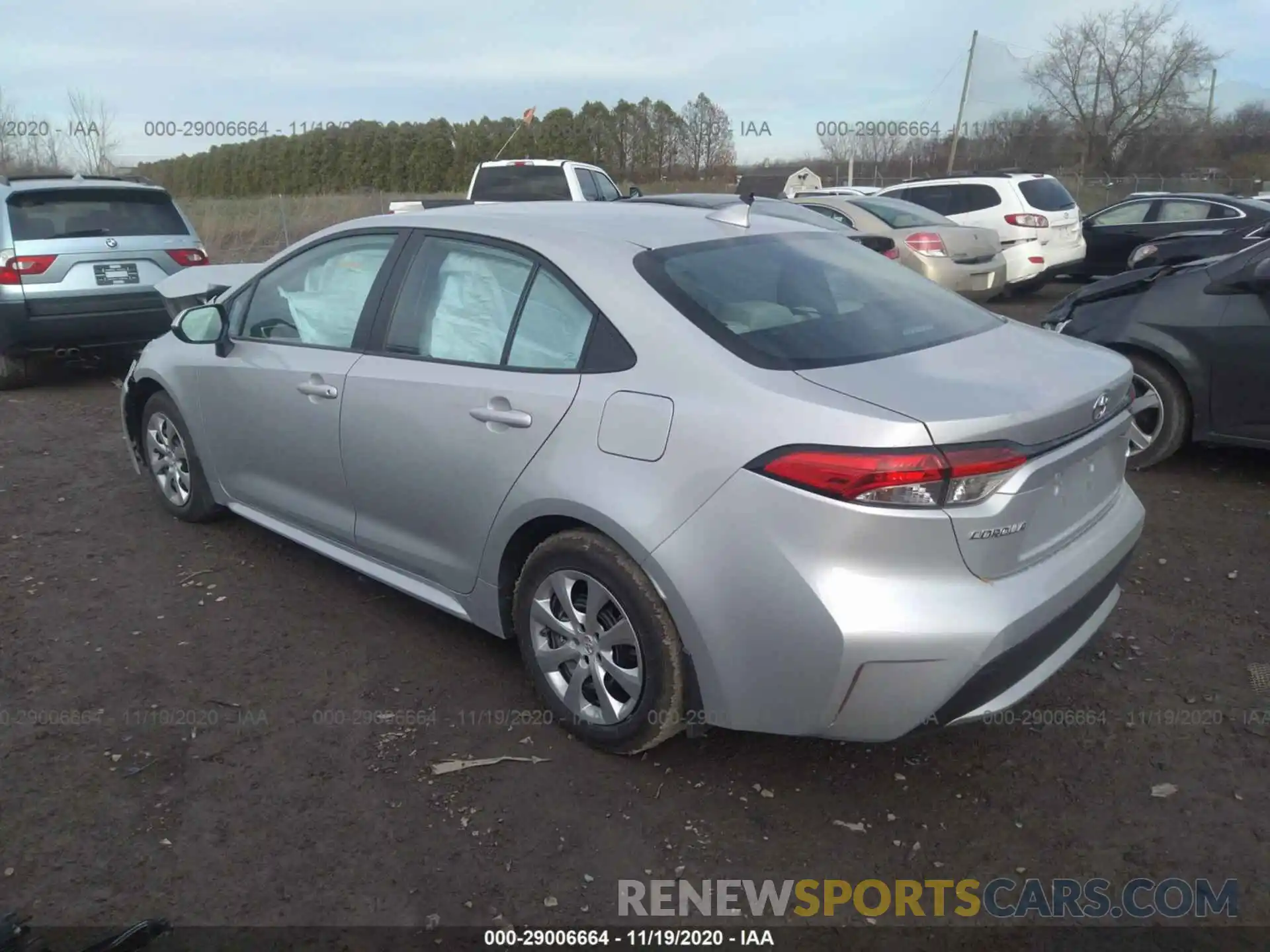 3 Photograph of a damaged car 5YFEPRAE9LP036764 TOYOTA COROLLA 2020