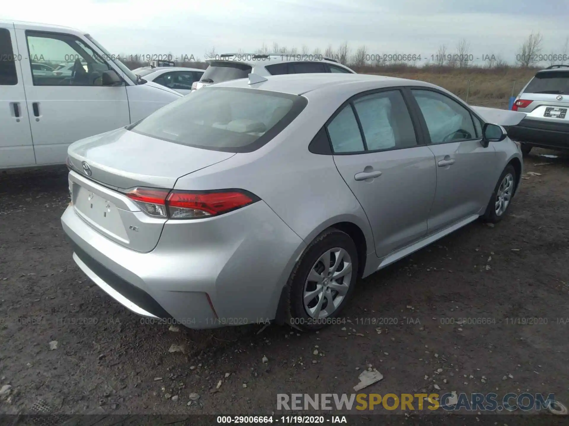 4 Photograph of a damaged car 5YFEPRAE9LP036764 TOYOTA COROLLA 2020