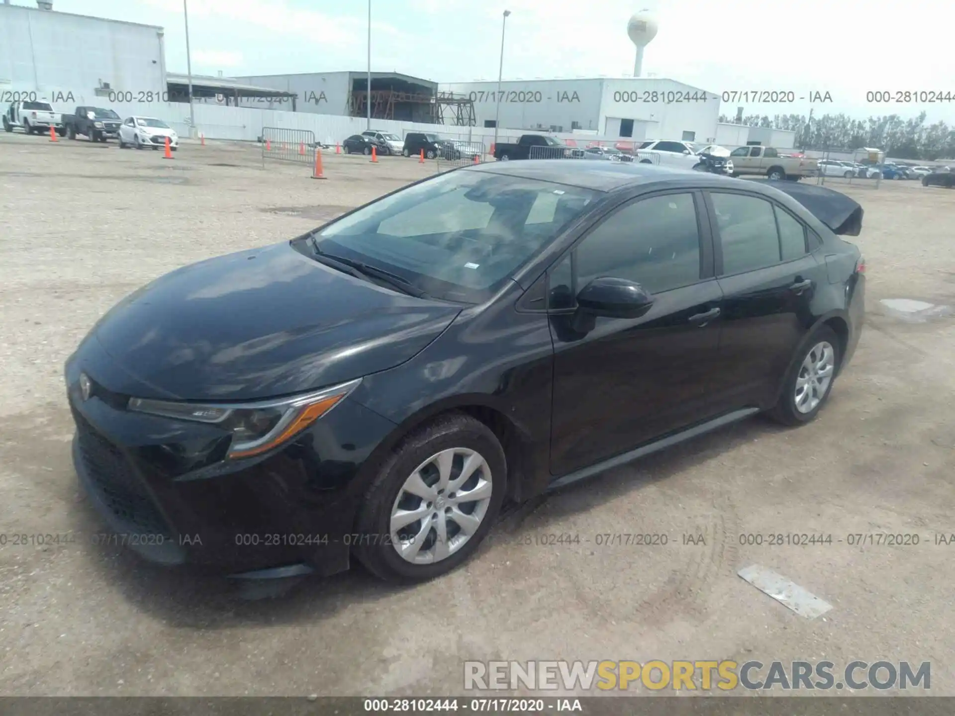 2 Photograph of a damaged car 5YFEPRAE9LP037719 TOYOTA COROLLA 2020