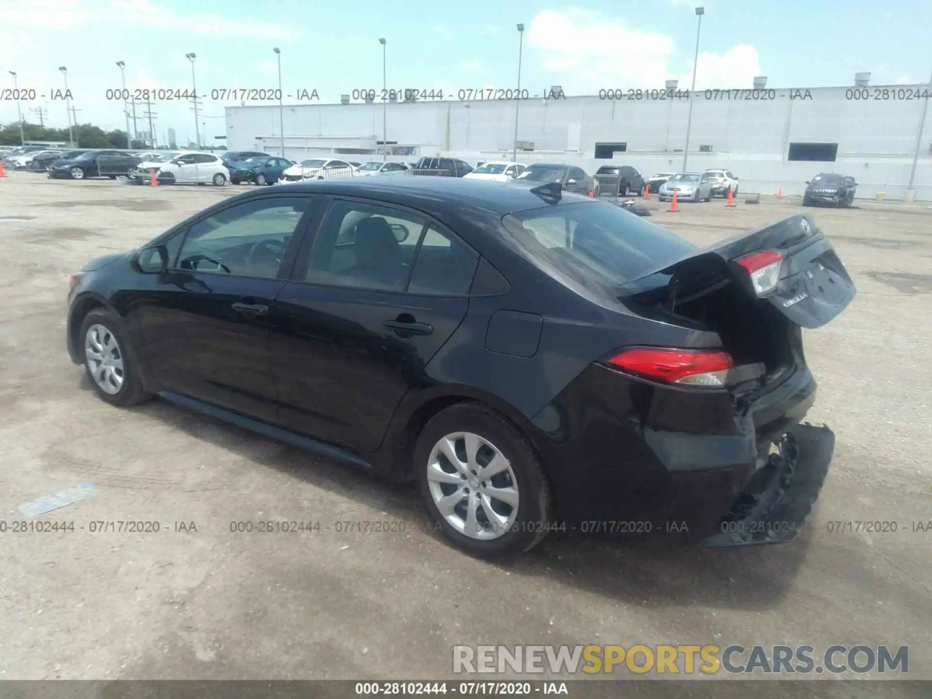 3 Photograph of a damaged car 5YFEPRAE9LP037719 TOYOTA COROLLA 2020