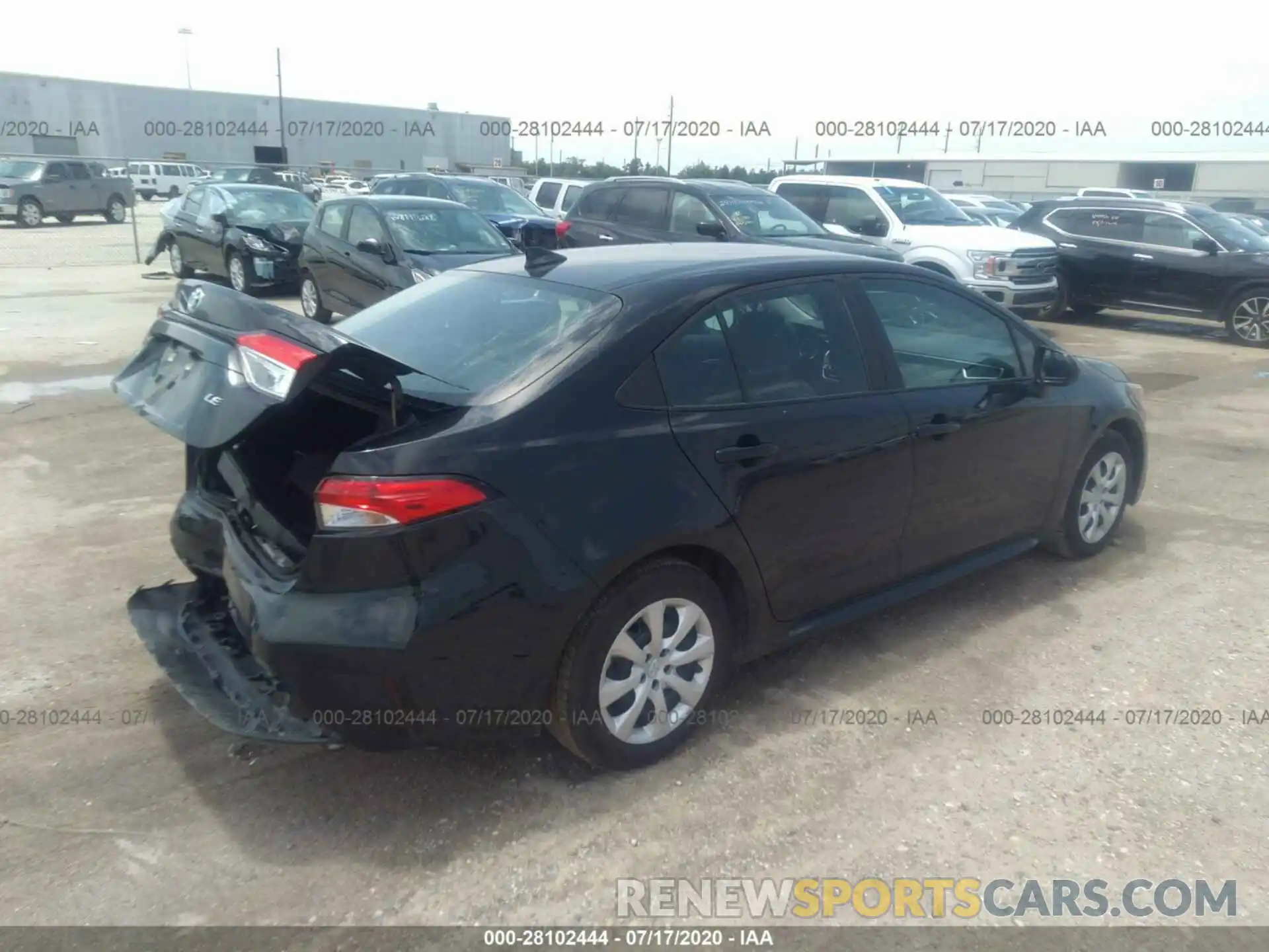 4 Photograph of a damaged car 5YFEPRAE9LP037719 TOYOTA COROLLA 2020