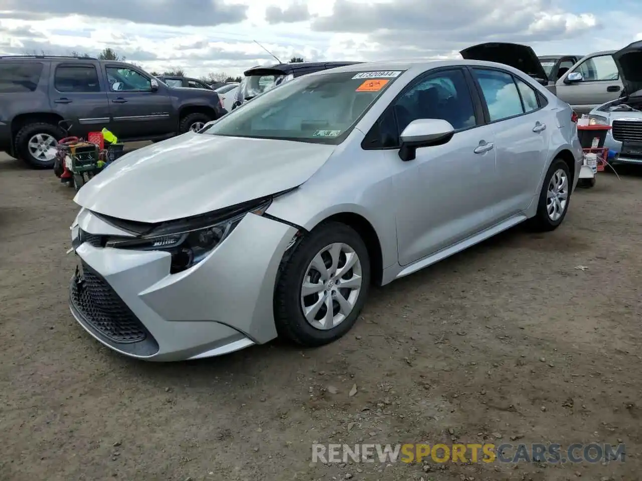 1 Photograph of a damaged car 5YFEPRAE9LP037736 TOYOTA COROLLA 2020