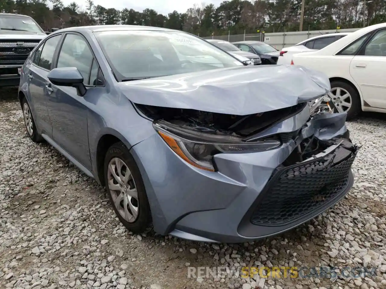 1 Photograph of a damaged car 5YFEPRAE9LP040457 TOYOTA COROLLA 2020