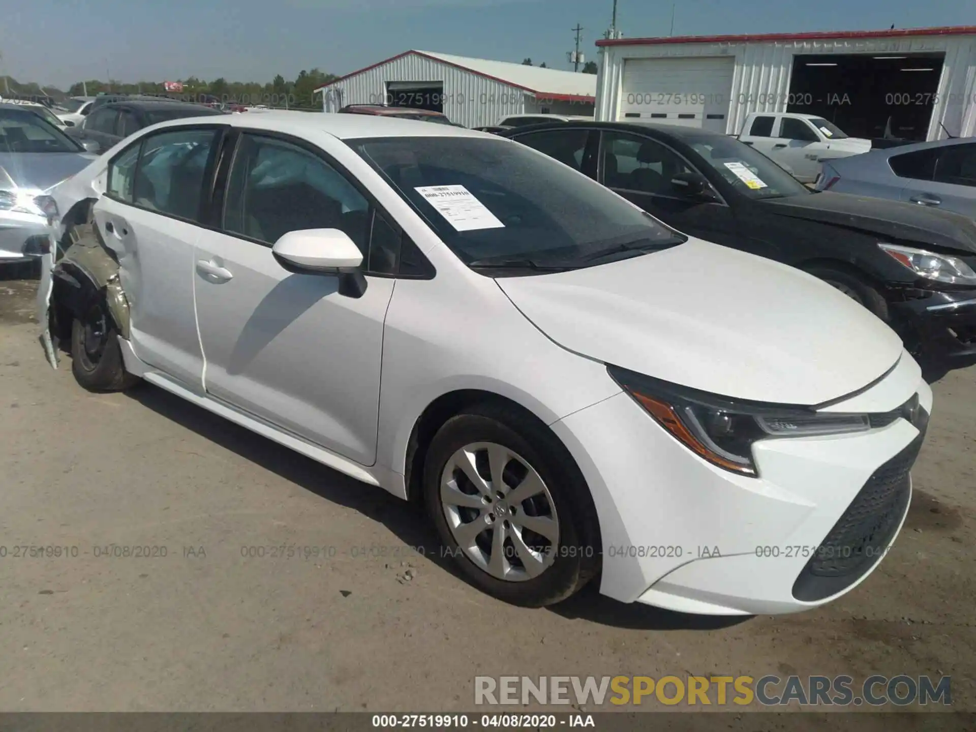 1 Photograph of a damaged car 5YFEPRAE9LP040510 TOYOTA COROLLA 2020