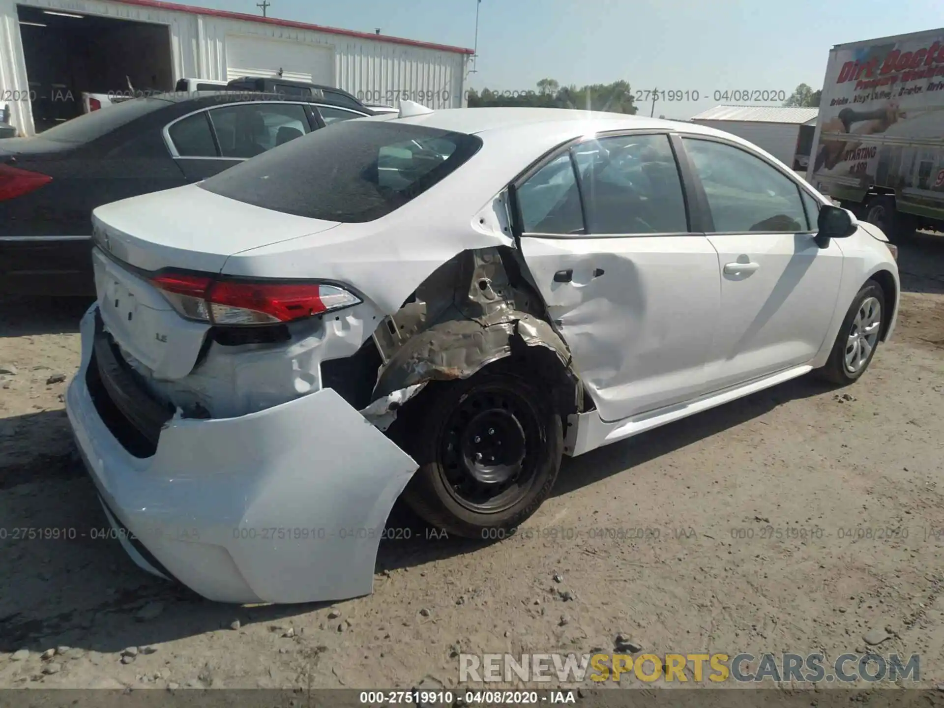 4 Фотография поврежденного автомобиля 5YFEPRAE9LP040510 TOYOTA COROLLA 2020