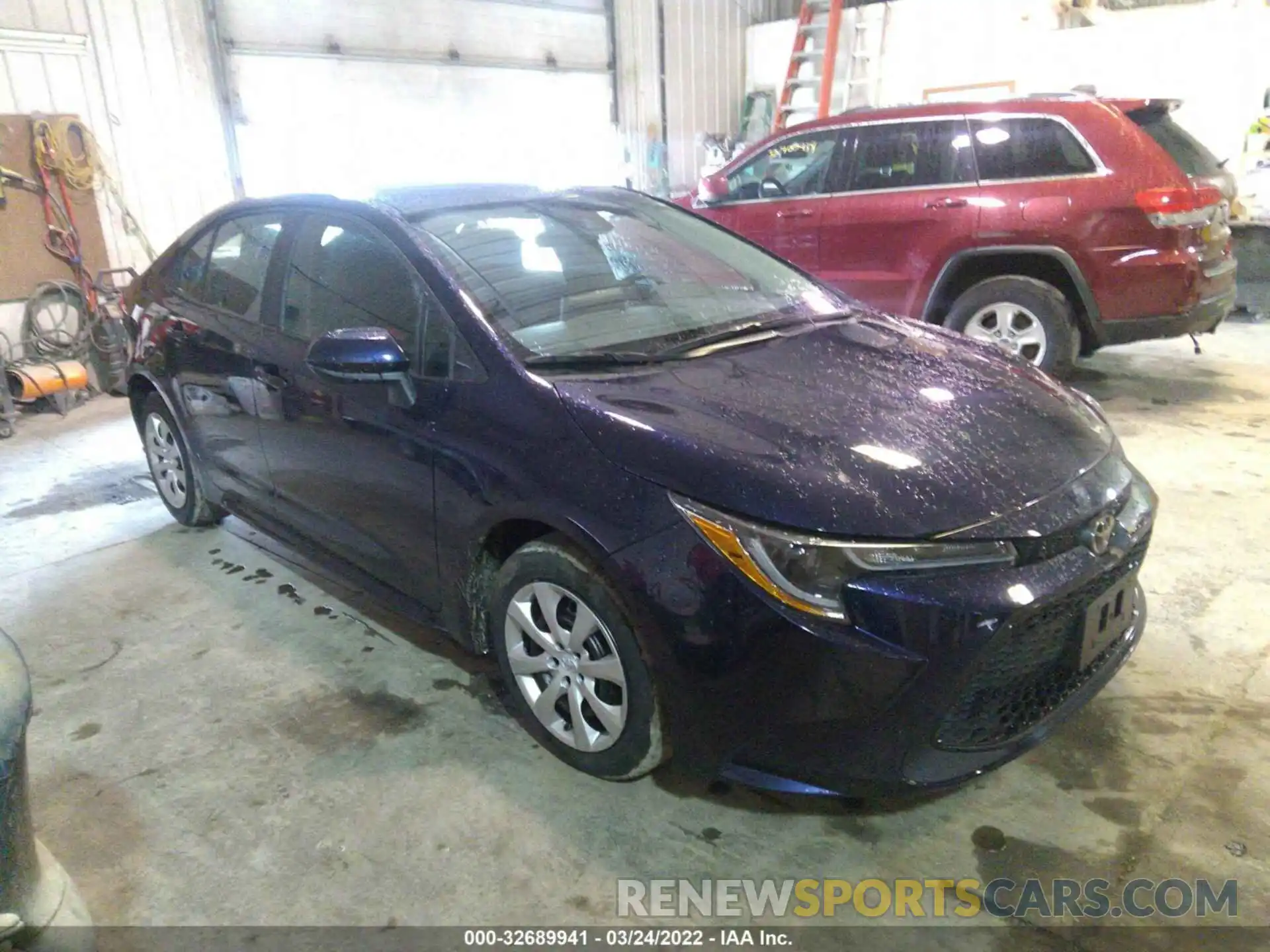 1 Photograph of a damaged car 5YFEPRAE9LP042189 TOYOTA COROLLA 2020