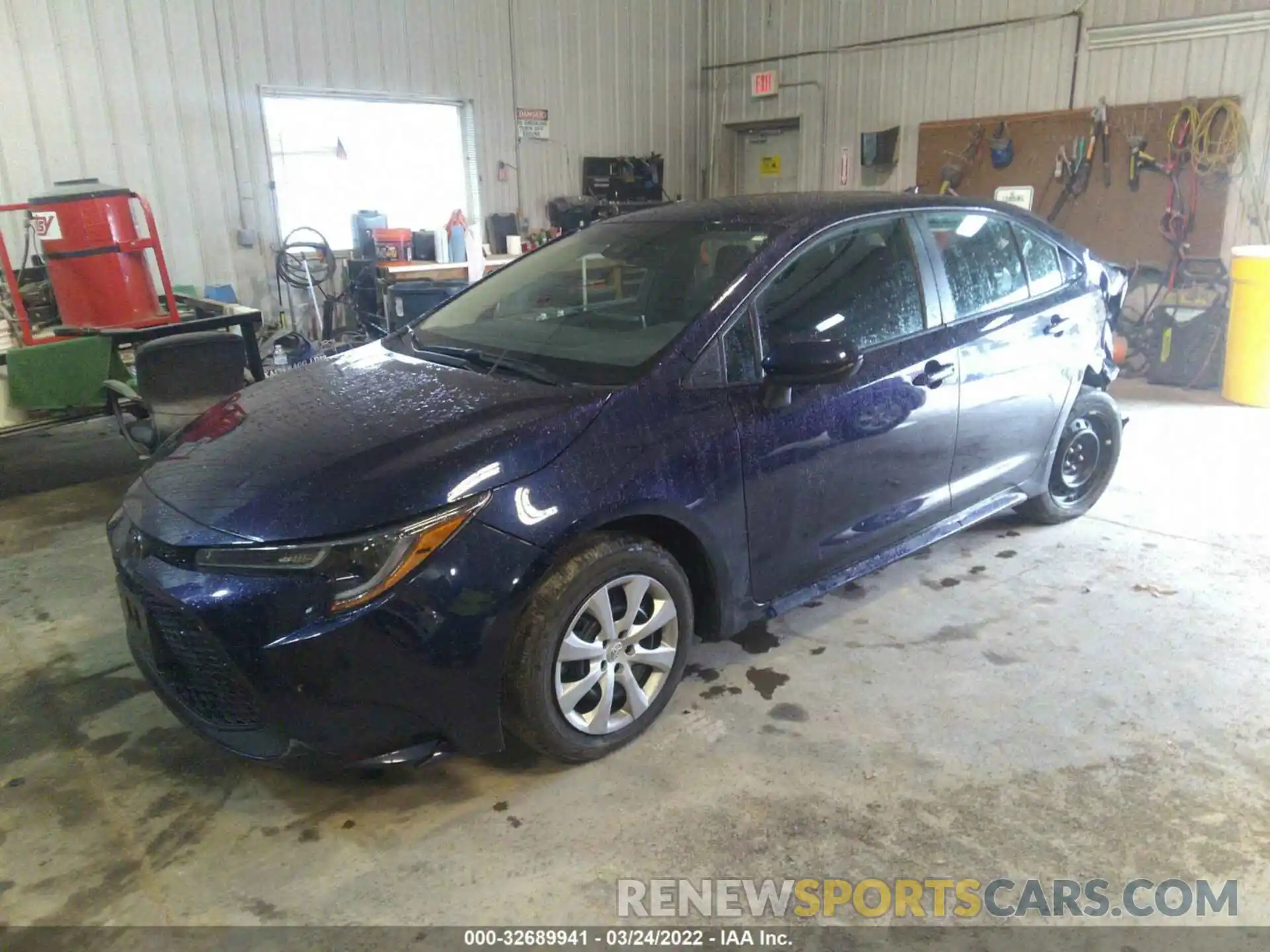 2 Photograph of a damaged car 5YFEPRAE9LP042189 TOYOTA COROLLA 2020