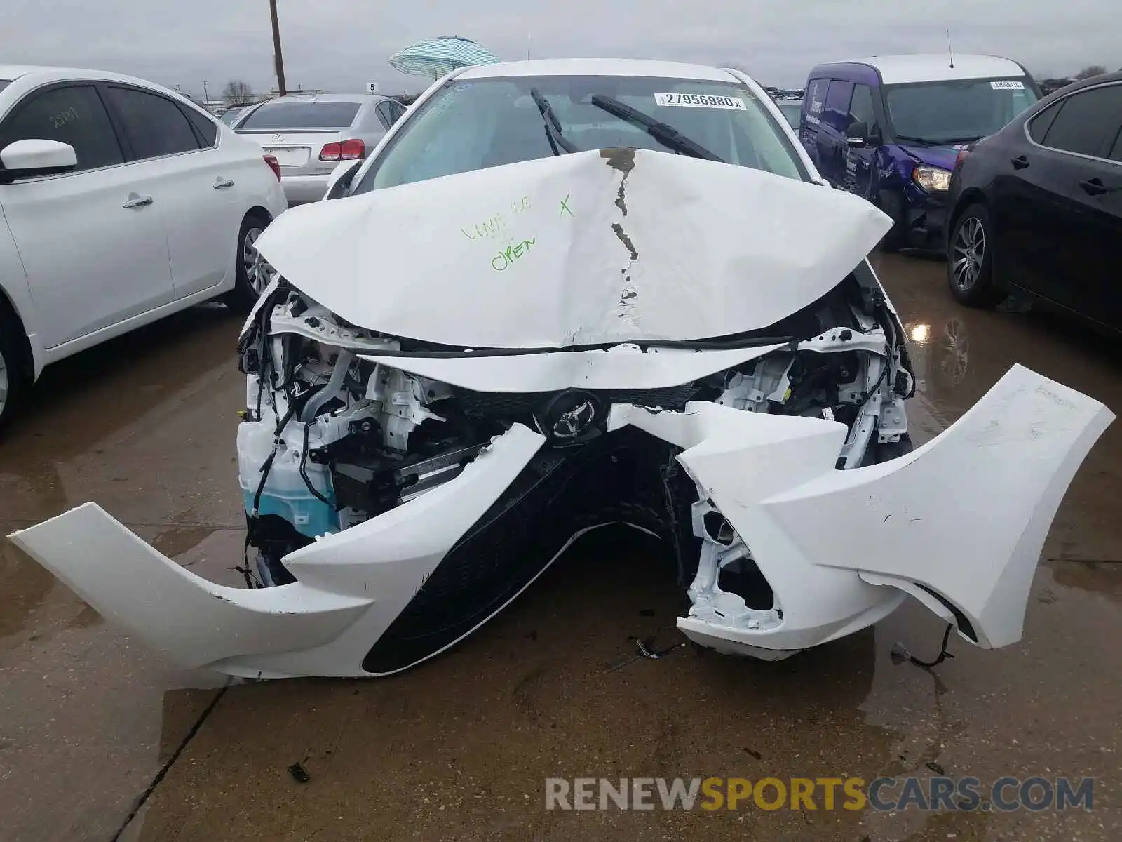 7 Photograph of a damaged car 5YFEPRAE9LP045366 TOYOTA COROLLA 2020