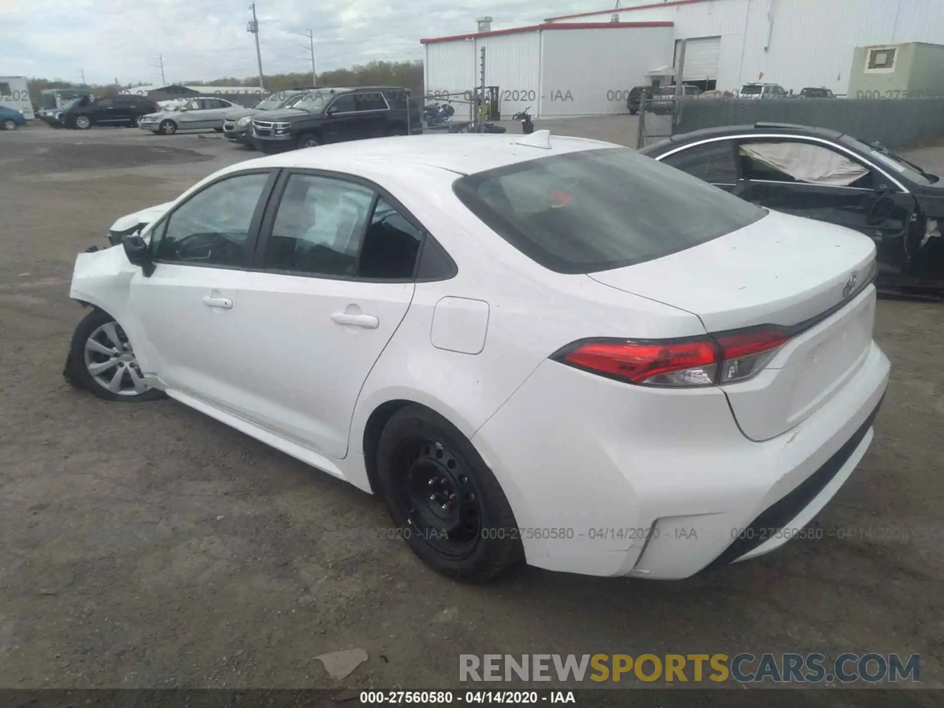 3 Photograph of a damaged car 5YFEPRAE9LP045514 TOYOTA COROLLA 2020