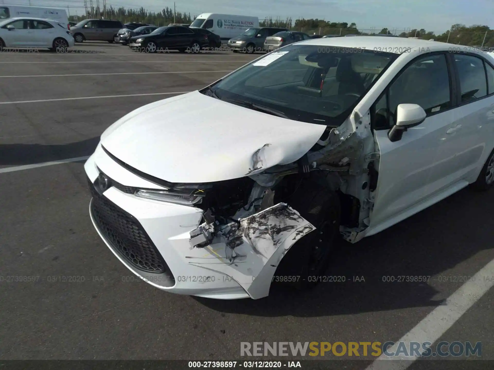 6 Фотография поврежденного автомобиля 5YFEPRAE9LP049286 TOYOTA COROLLA 2020