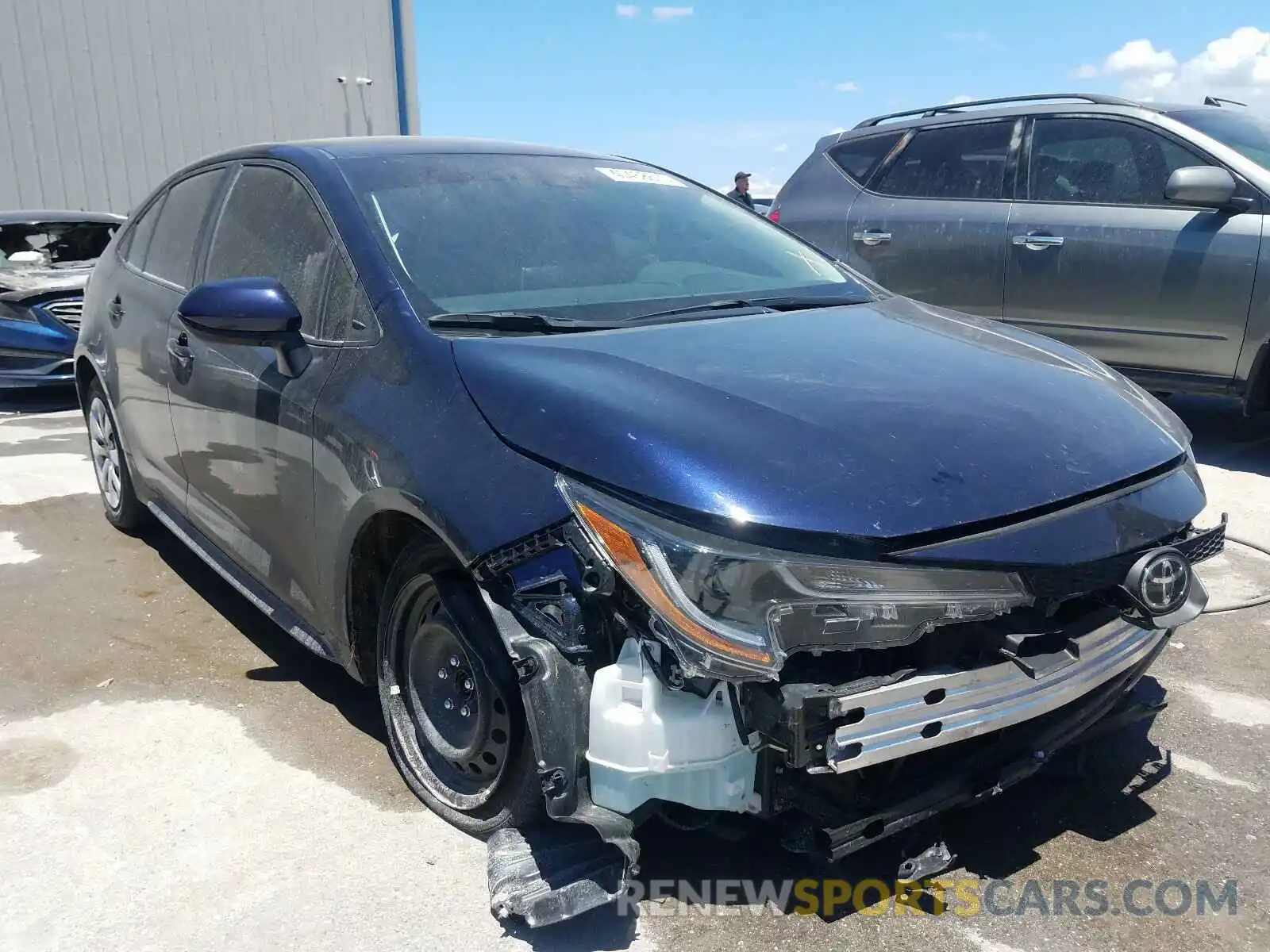 1 Photograph of a damaged car 5YFEPRAE9LP049756 TOYOTA COROLLA 2020