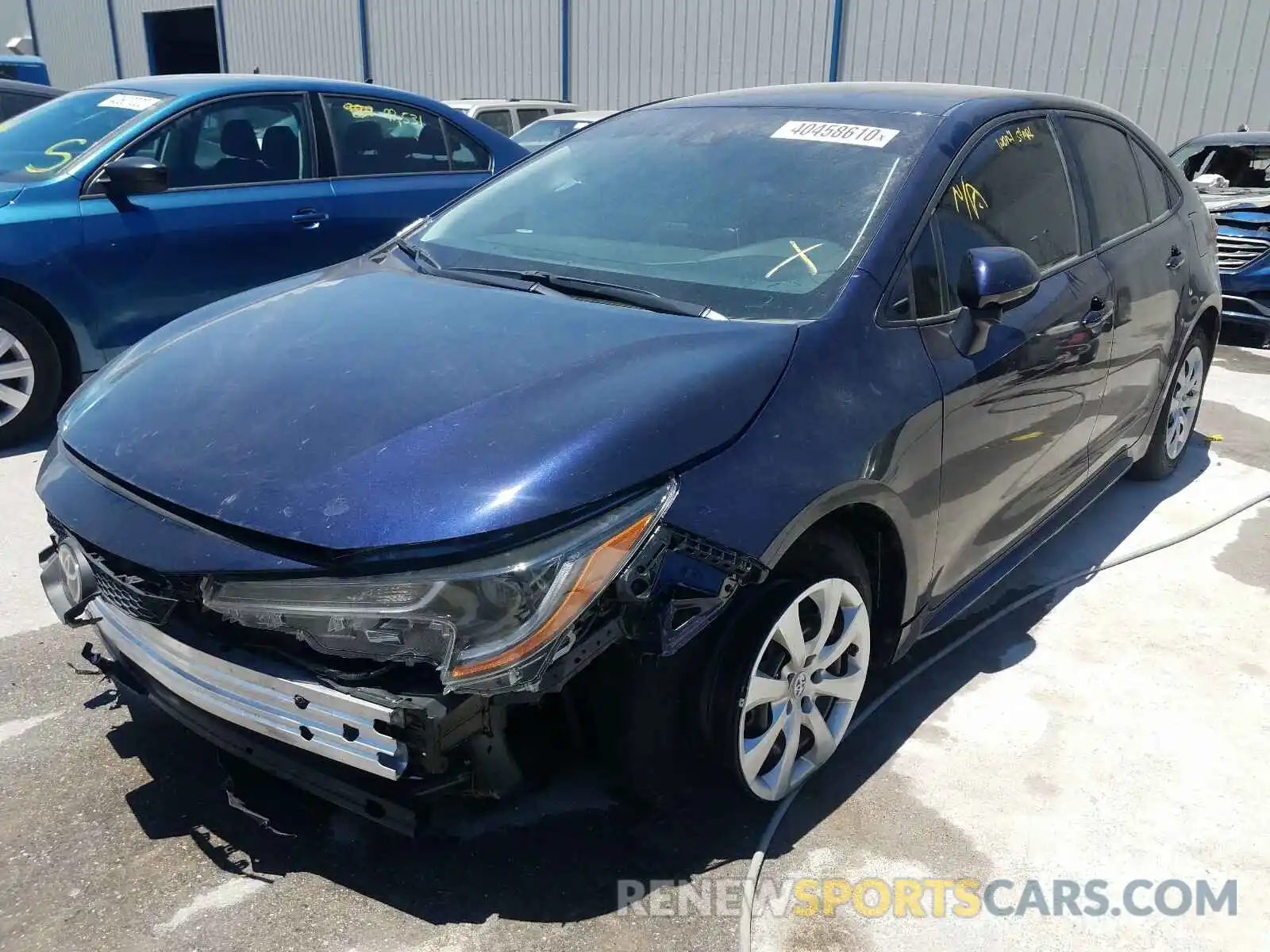 2 Photograph of a damaged car 5YFEPRAE9LP049756 TOYOTA COROLLA 2020