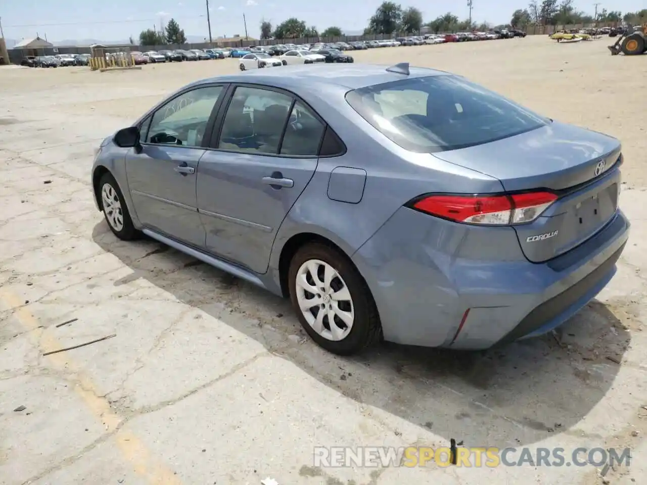 3 Photograph of a damaged car 5YFEPRAE9LP049837 TOYOTA COROLLA 2020