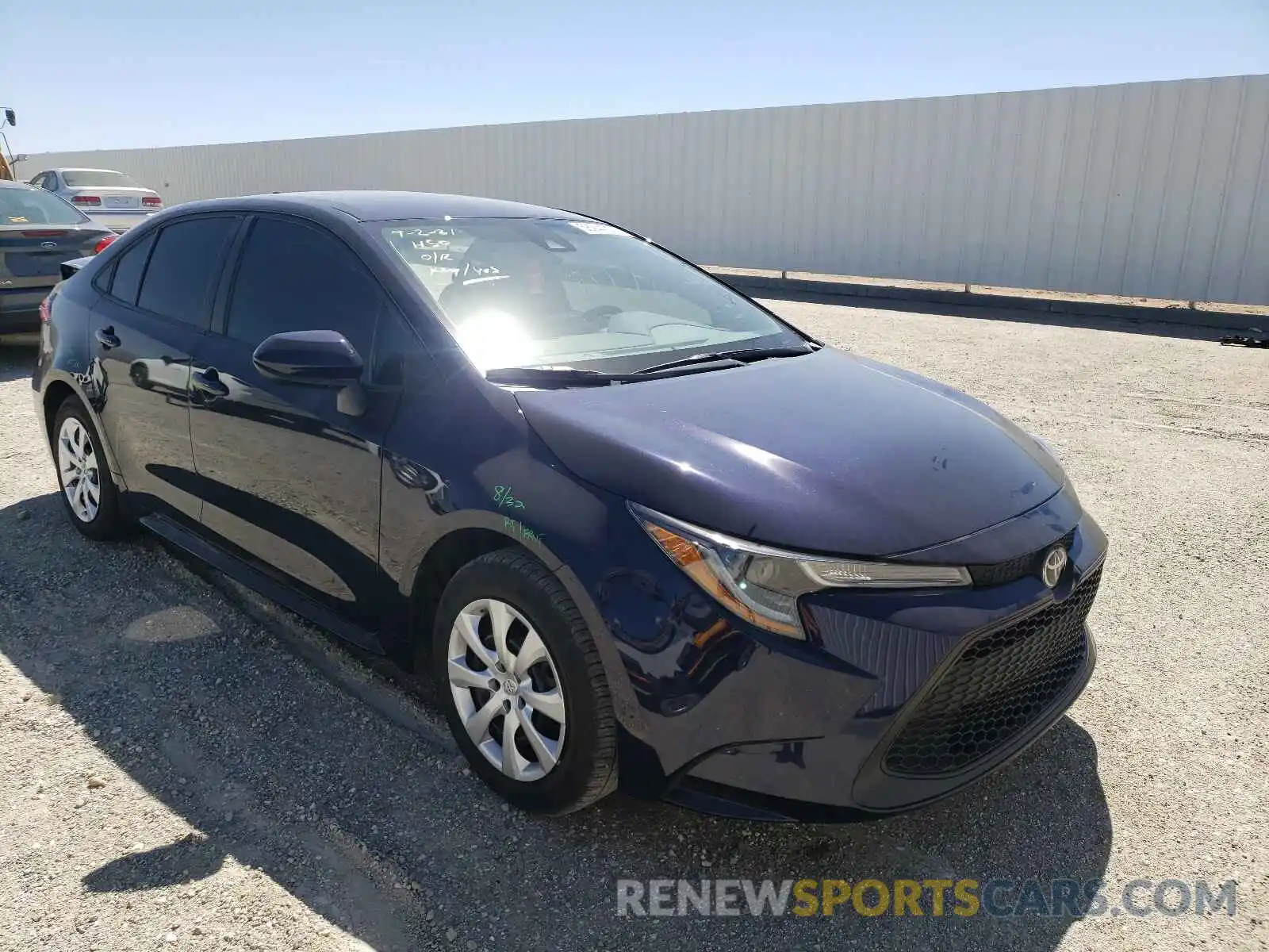 1 Photograph of a damaged car 5YFEPRAE9LP050552 TOYOTA COROLLA 2020