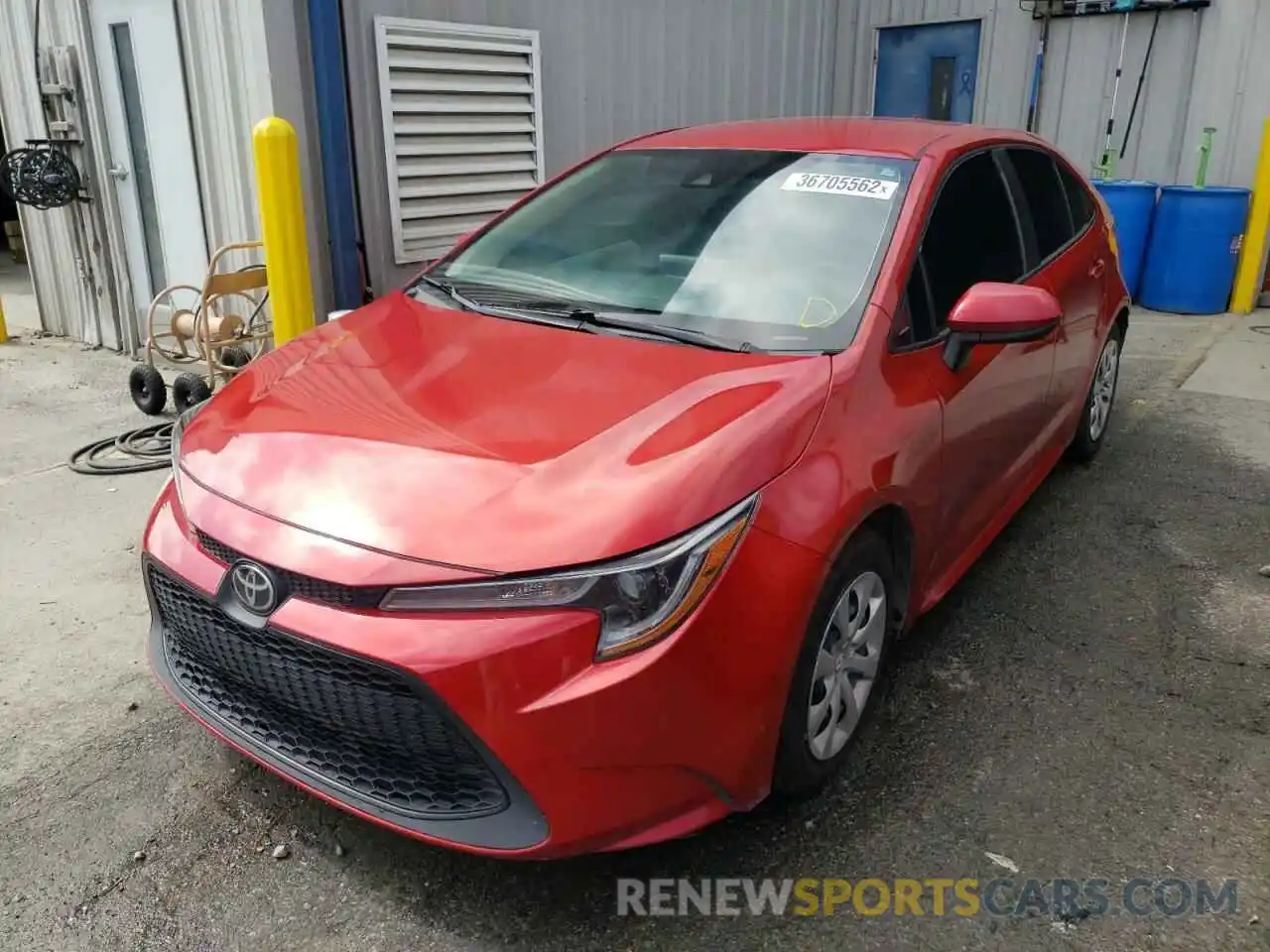 2 Photograph of a damaged car 5YFEPRAE9LP053774 TOYOTA COROLLA 2020