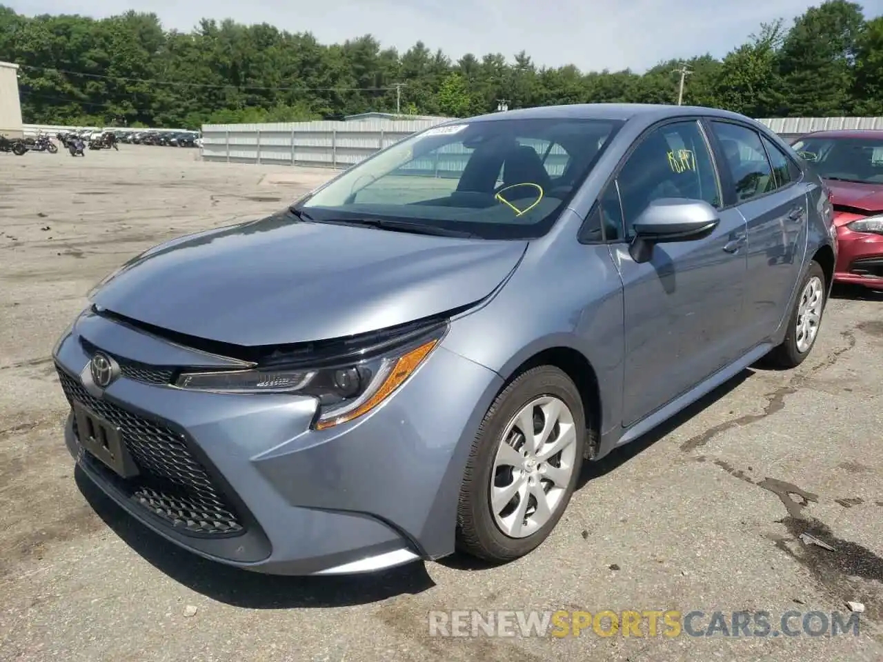 2 Photograph of a damaged car 5YFEPRAE9LP054326 TOYOTA COROLLA 2020