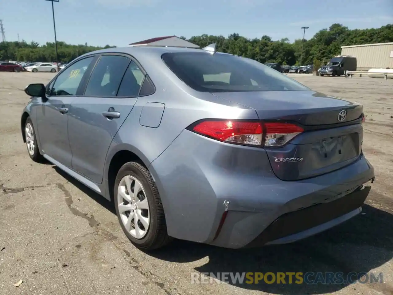 3 Photograph of a damaged car 5YFEPRAE9LP054326 TOYOTA COROLLA 2020