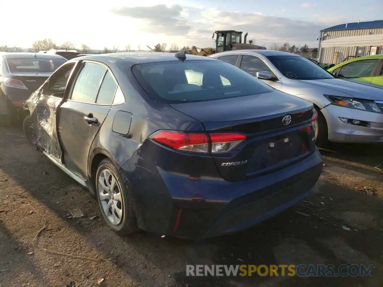 3 Photograph of a damaged car 5YFEPRAE9LP054732 TOYOTA COROLLA 2020