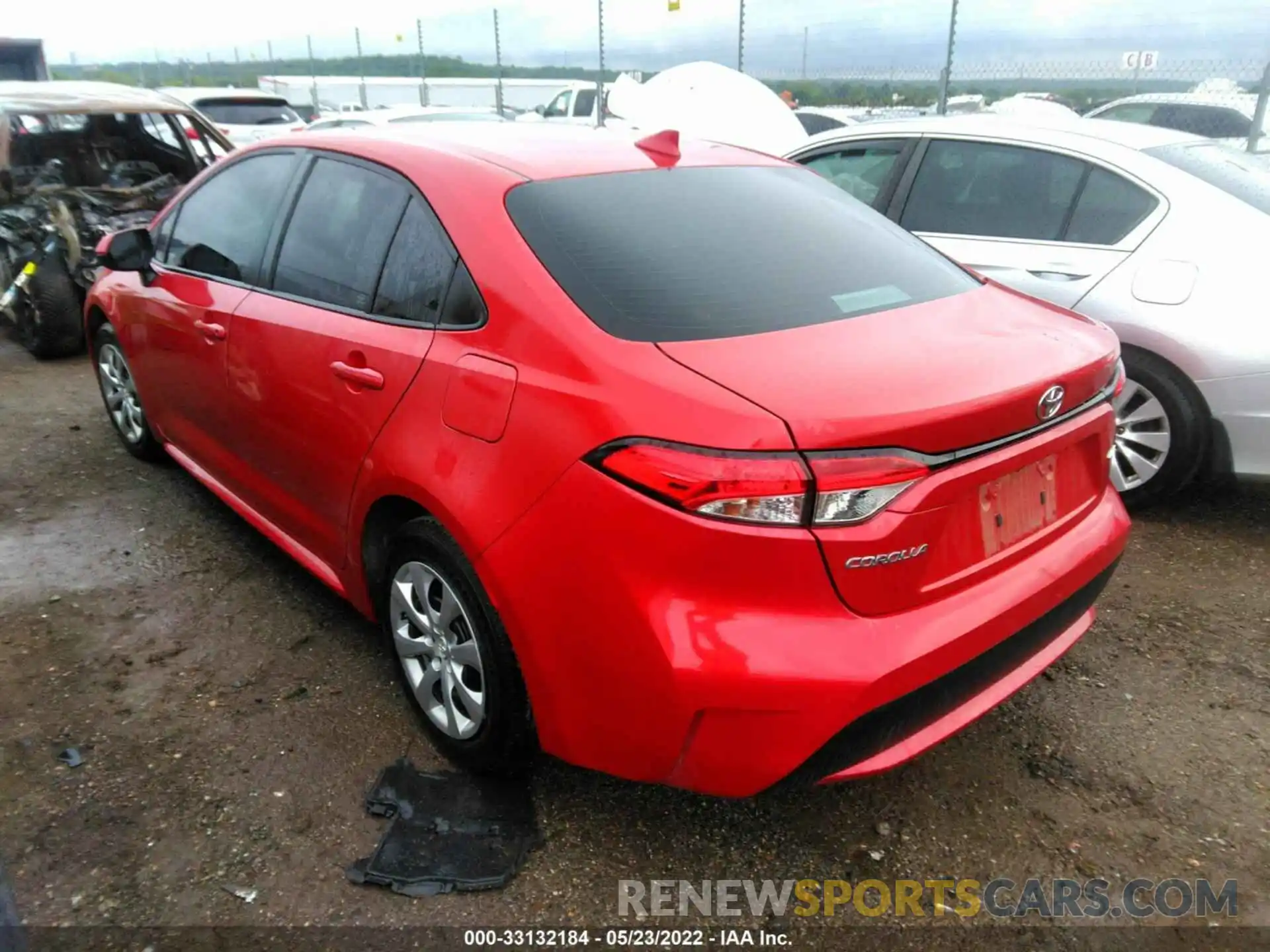 3 Photograph of a damaged car 5YFEPRAE9LP055198 TOYOTA COROLLA 2020