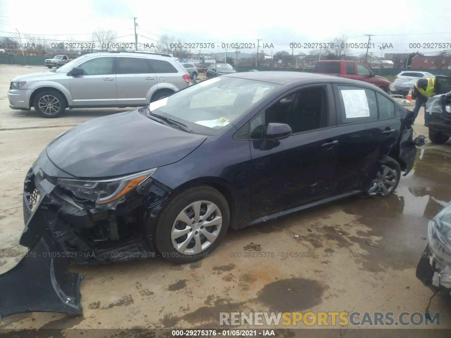 2 Photograph of a damaged car 5YFEPRAE9LP055248 TOYOTA COROLLA 2020