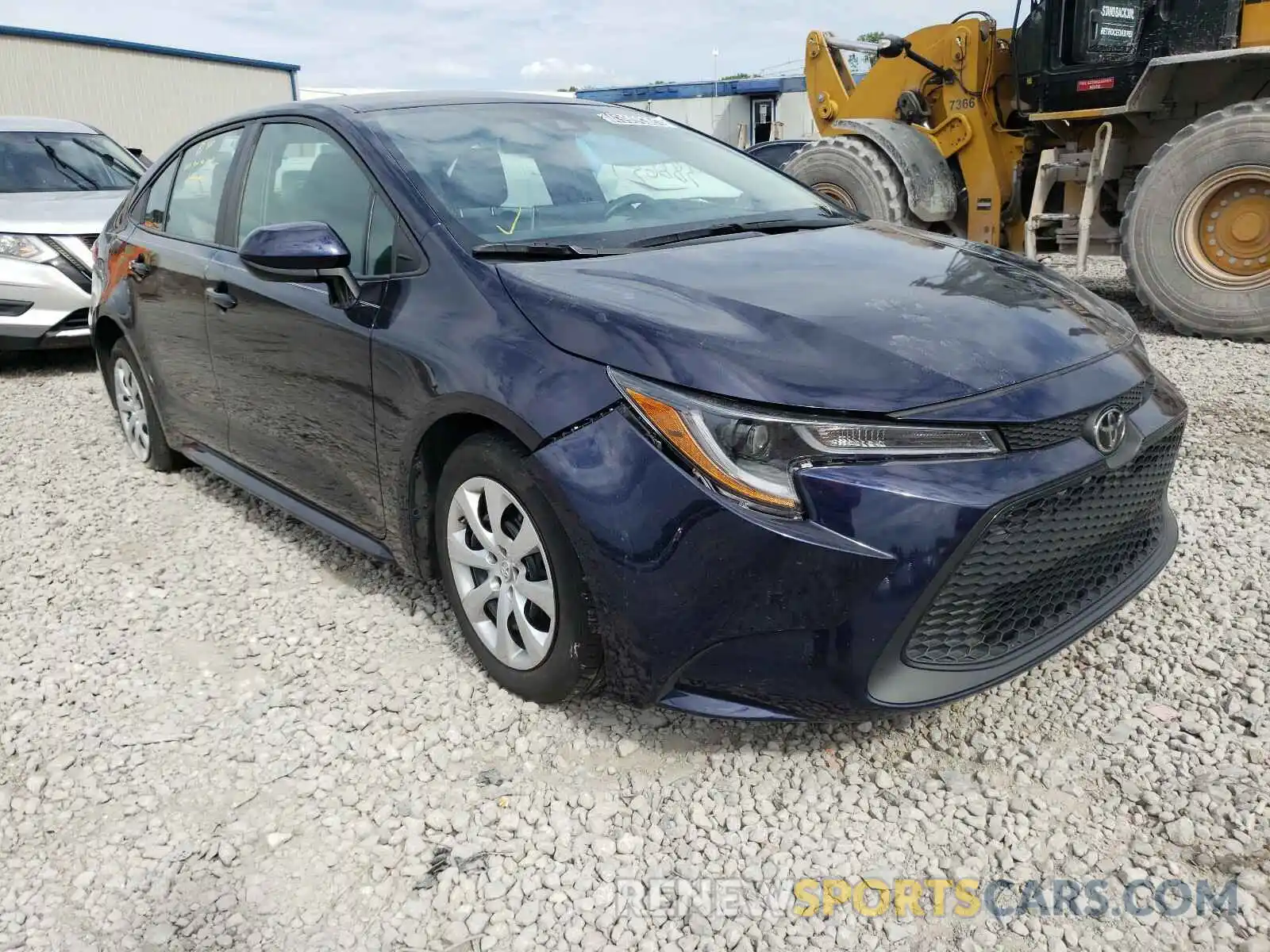 1 Photograph of a damaged car 5YFEPRAE9LP056075 TOYOTA COROLLA 2020