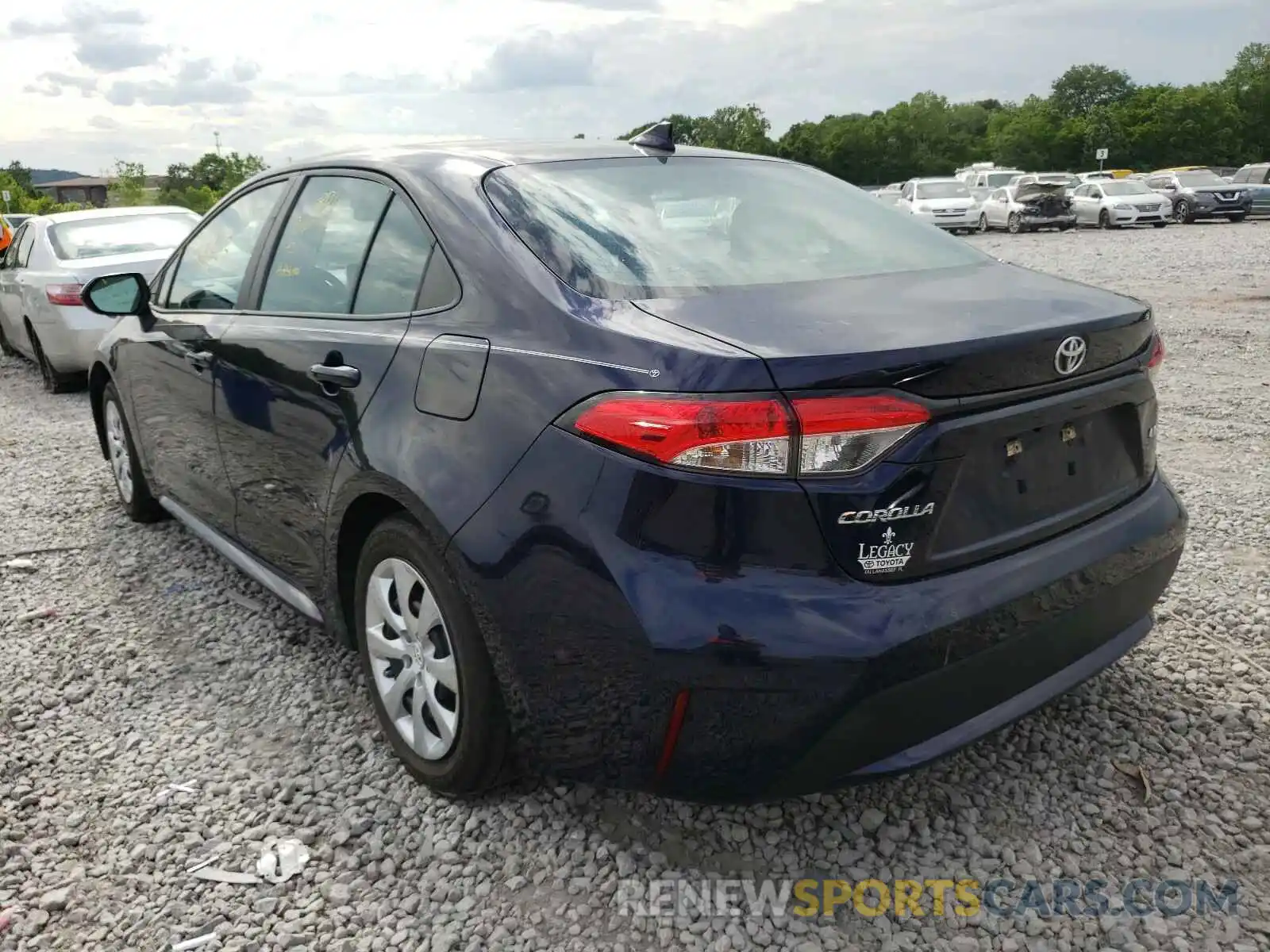 3 Photograph of a damaged car 5YFEPRAE9LP056075 TOYOTA COROLLA 2020