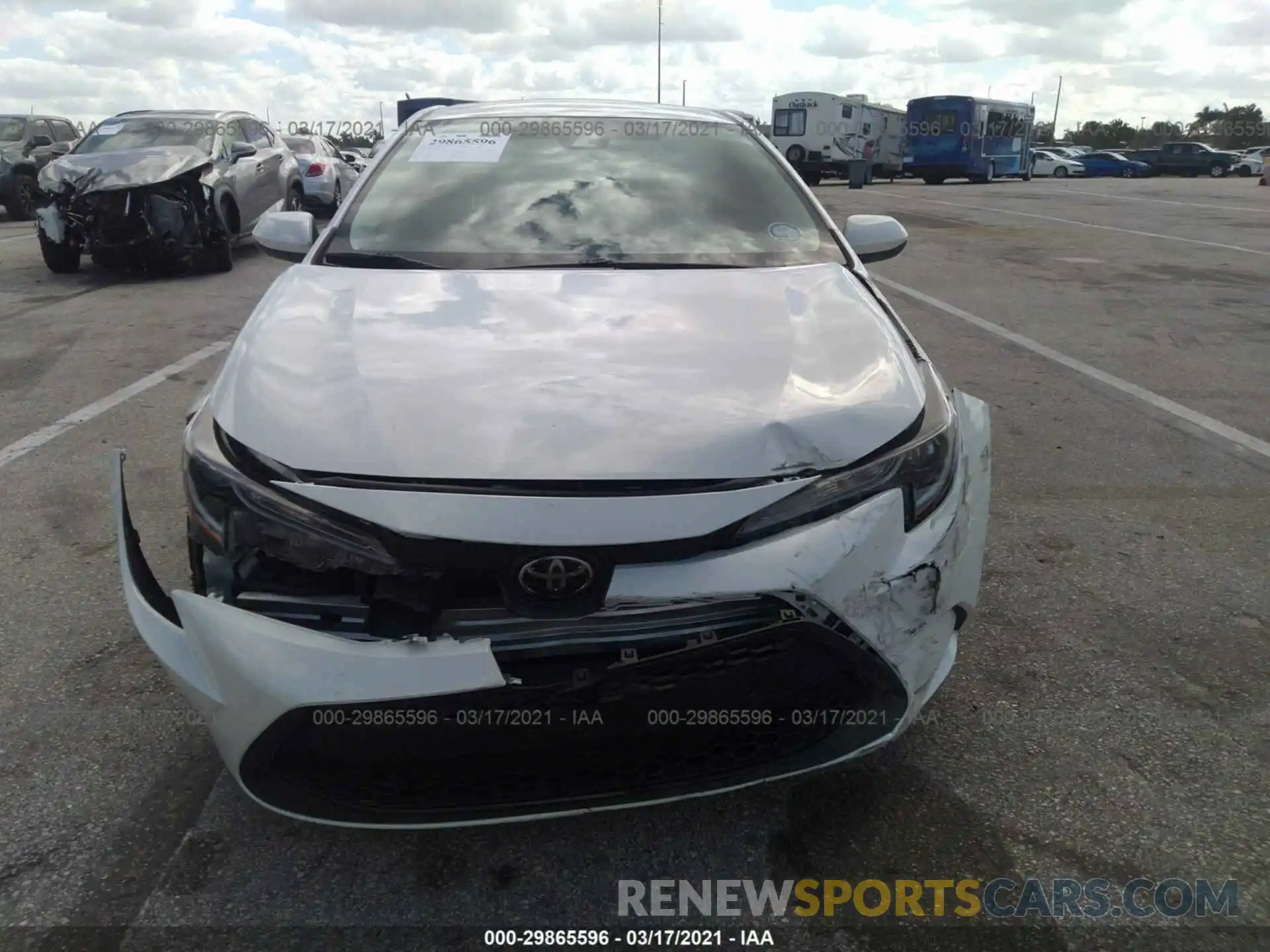 6 Photograph of a damaged car 5YFEPRAE9LP057940 TOYOTA COROLLA 2020