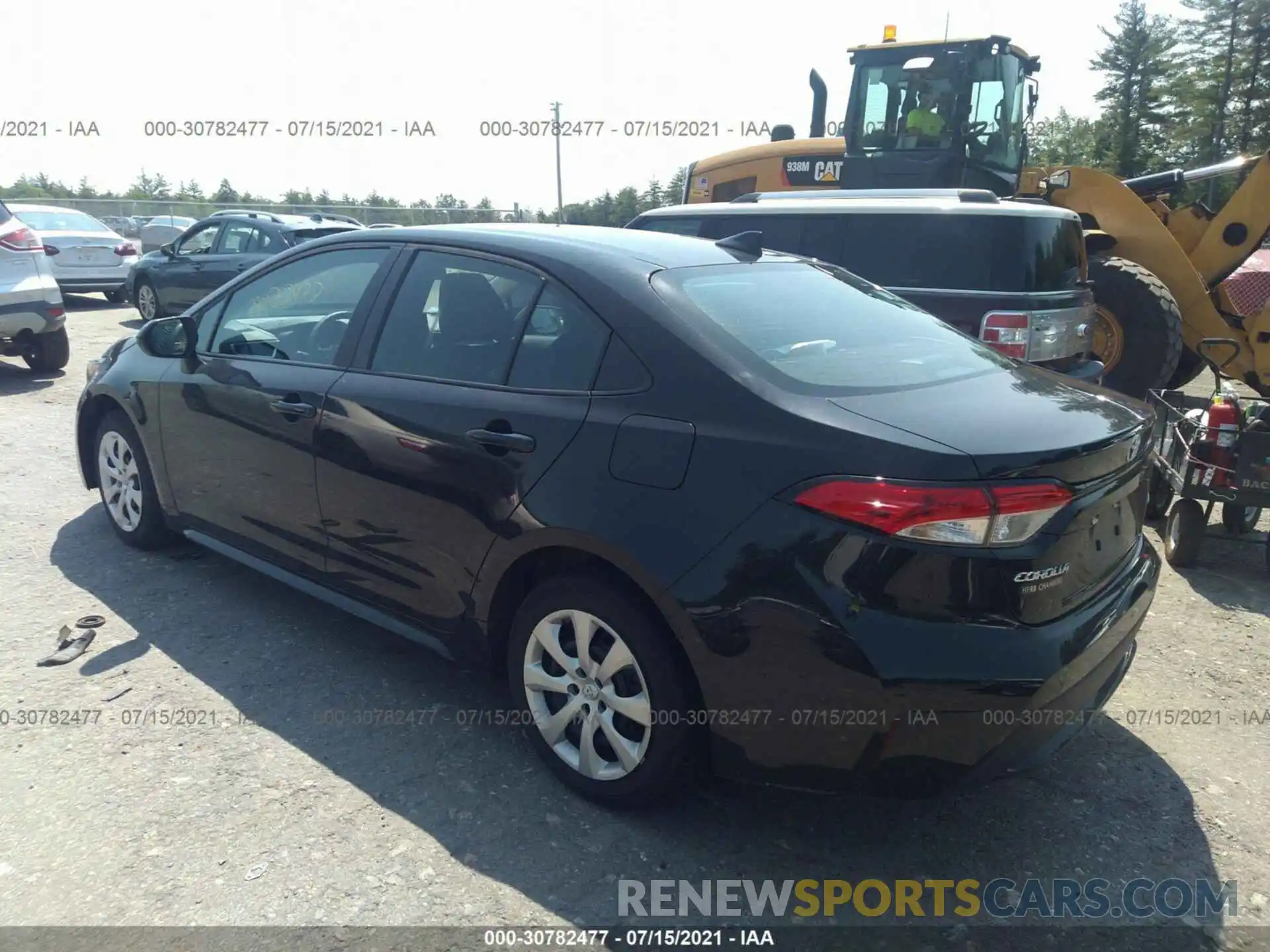 3 Photograph of a damaged car 5YFEPRAE9LP058649 TOYOTA COROLLA 2020