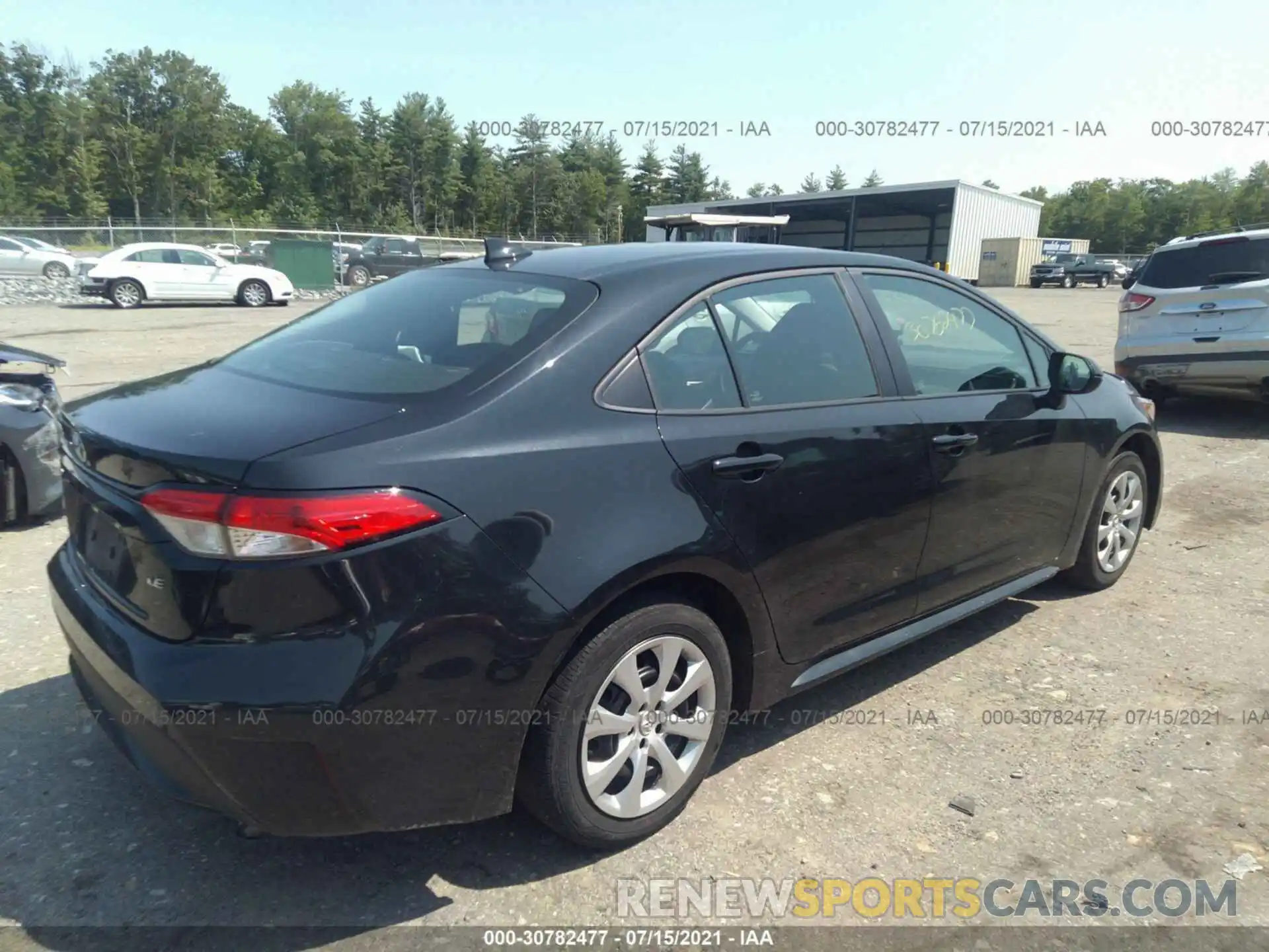 4 Photograph of a damaged car 5YFEPRAE9LP058649 TOYOTA COROLLA 2020