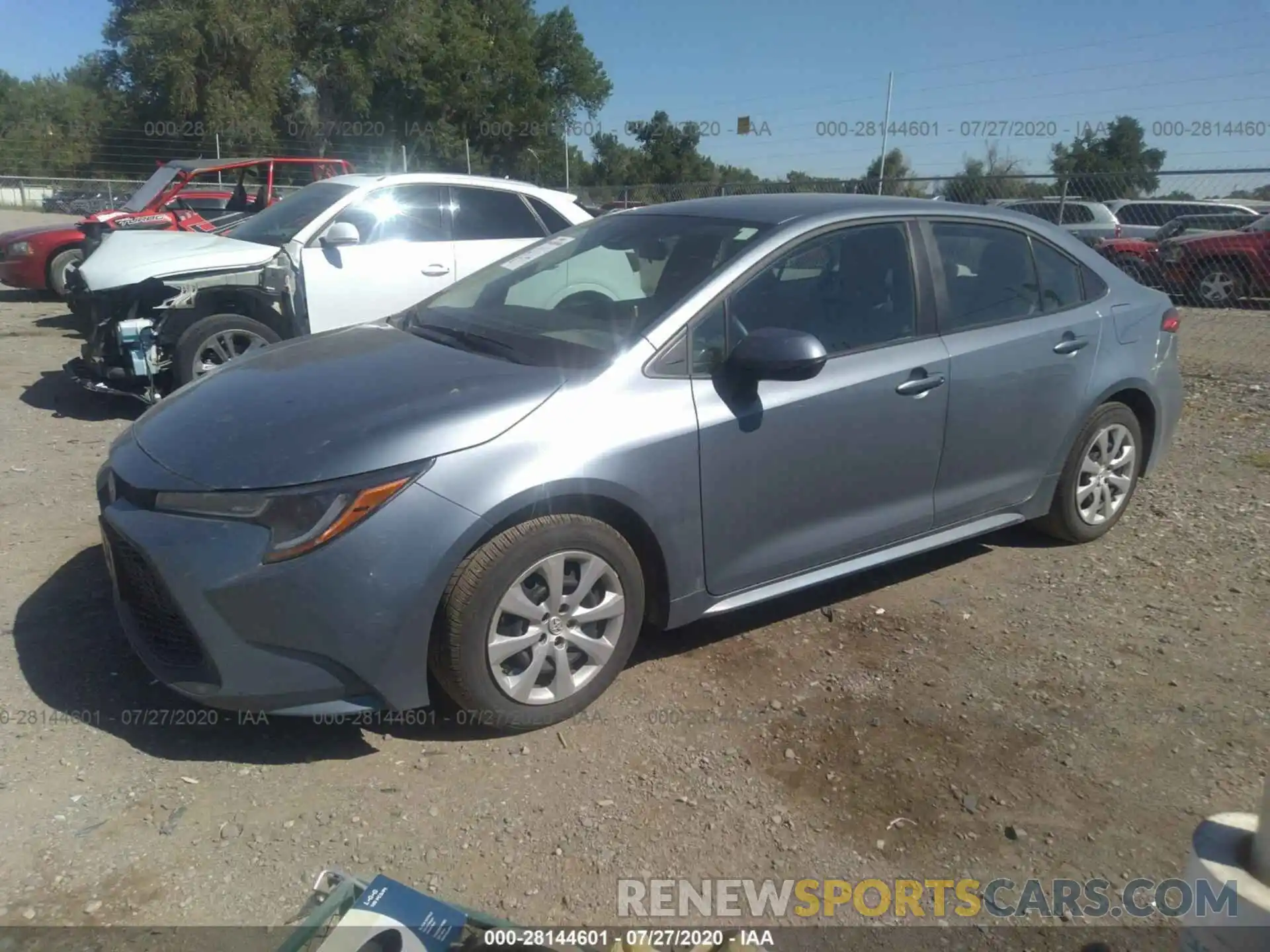 2 Photograph of a damaged car 5YFEPRAE9LP058733 TOYOTA COROLLA 2020