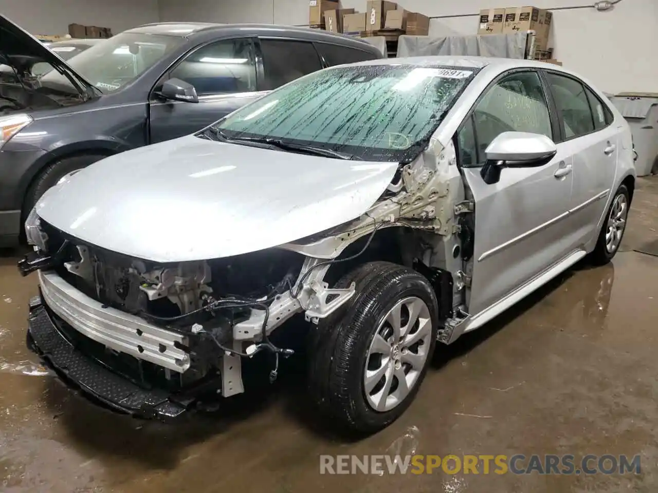 2 Photograph of a damaged car 5YFEPRAE9LP058750 TOYOTA COROLLA 2020