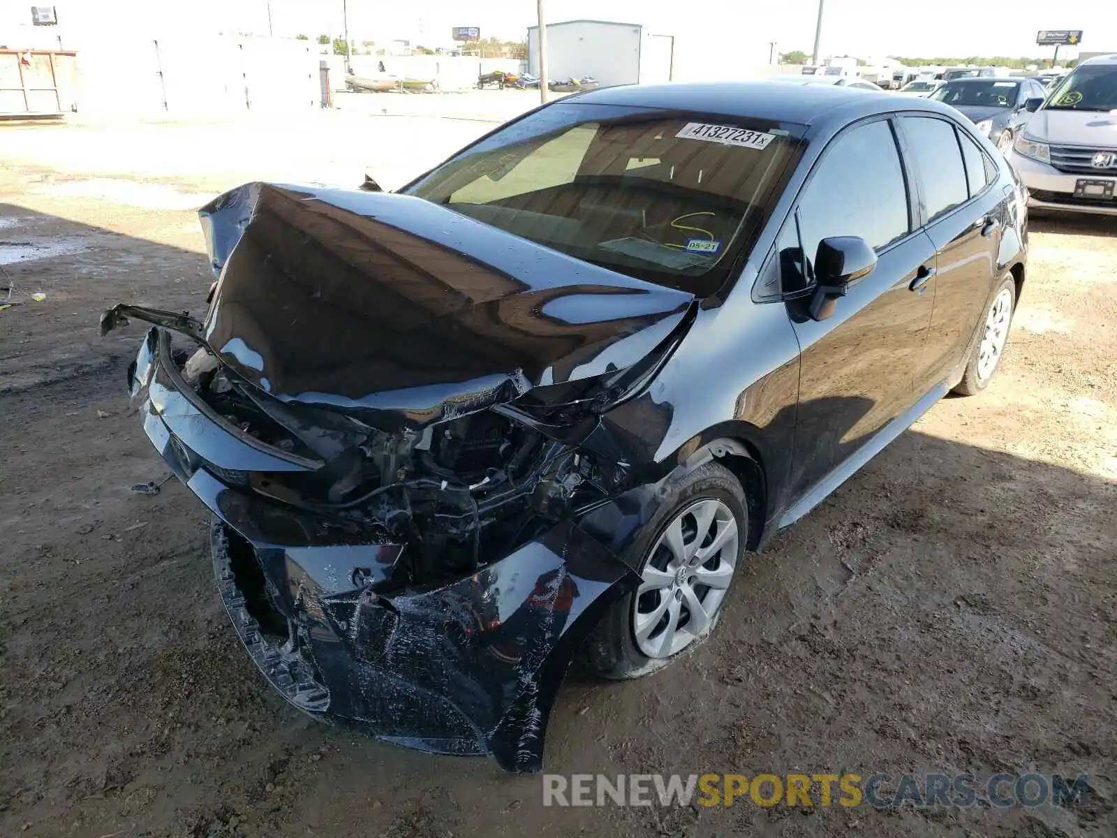 2 Photograph of a damaged car 5YFEPRAE9LP059008 TOYOTA COROLLA 2020