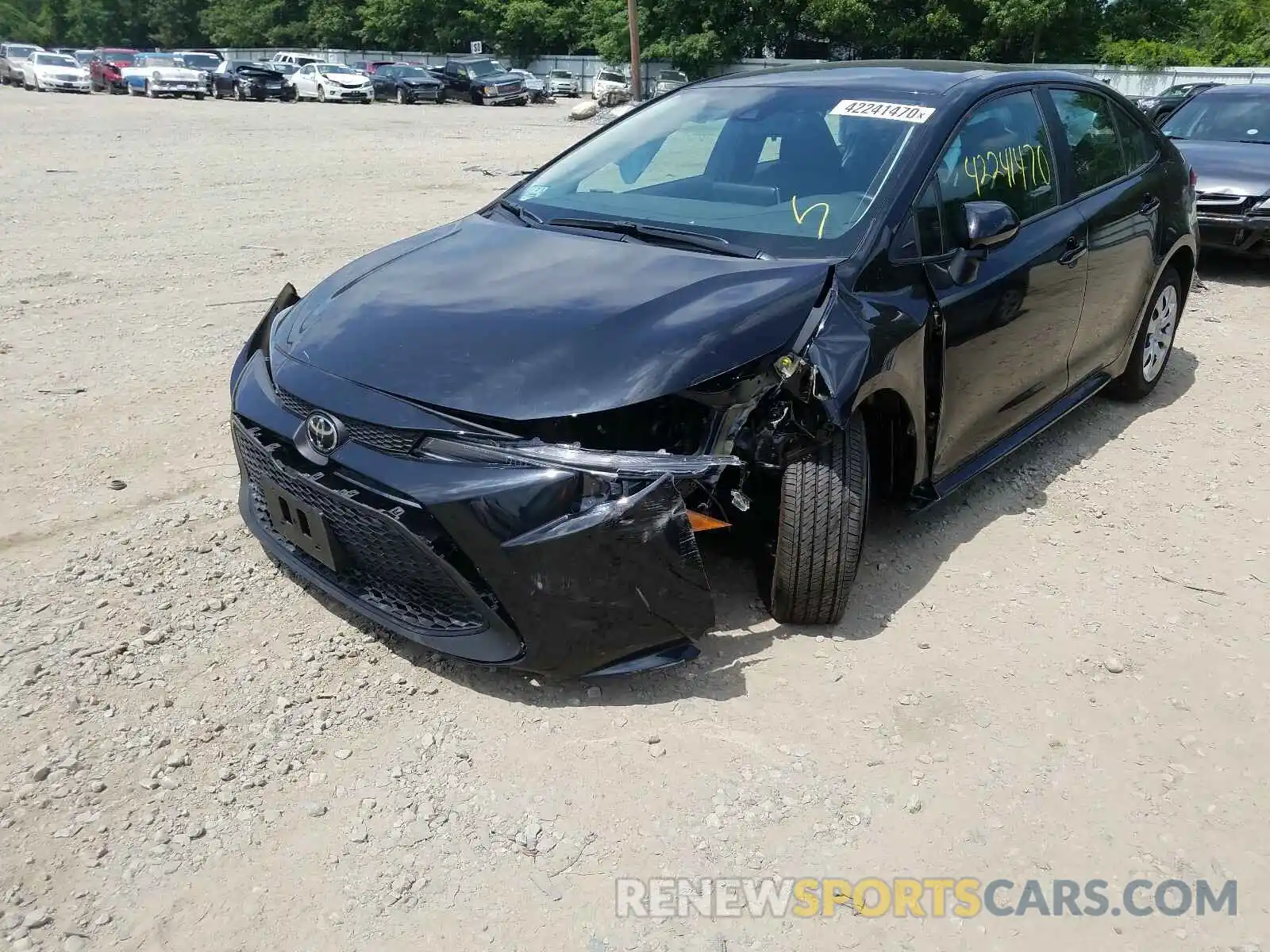 2 Photograph of a damaged car 5YFEPRAE9LP060434 TOYOTA COROLLA 2020