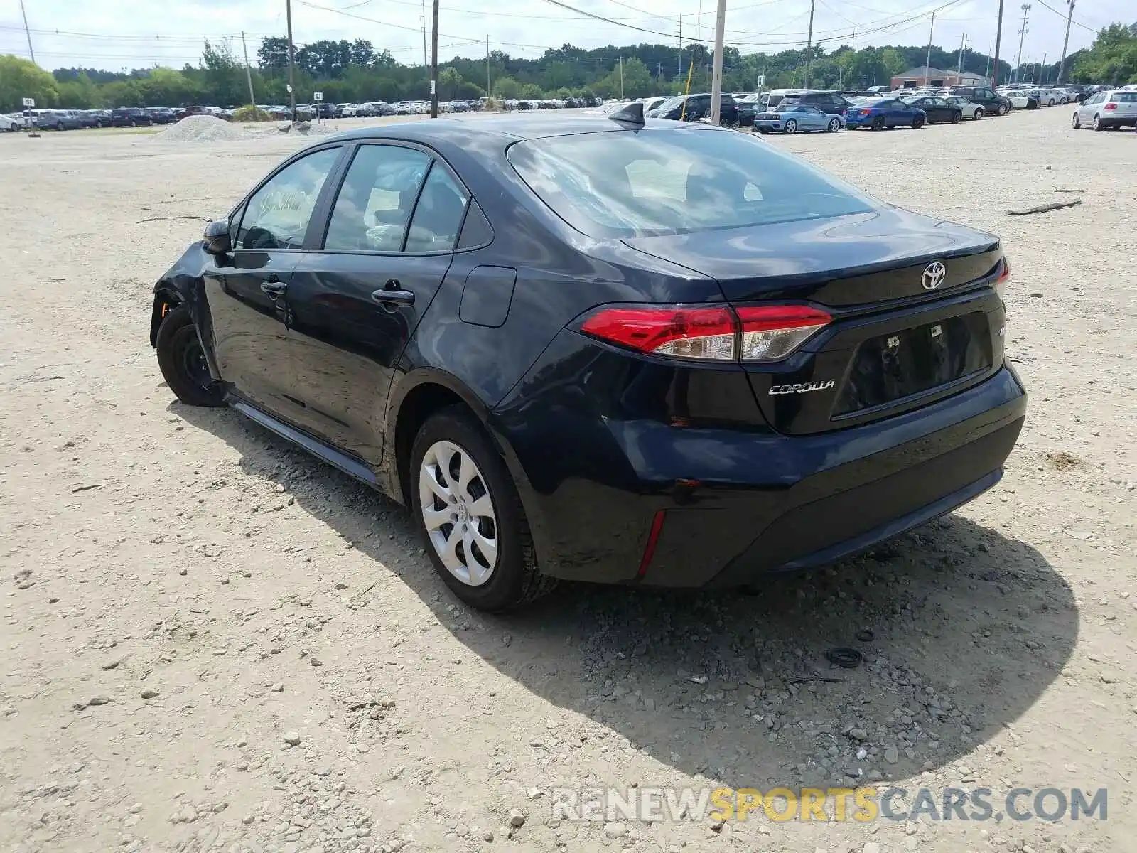 3 Photograph of a damaged car 5YFEPRAE9LP060434 TOYOTA COROLLA 2020