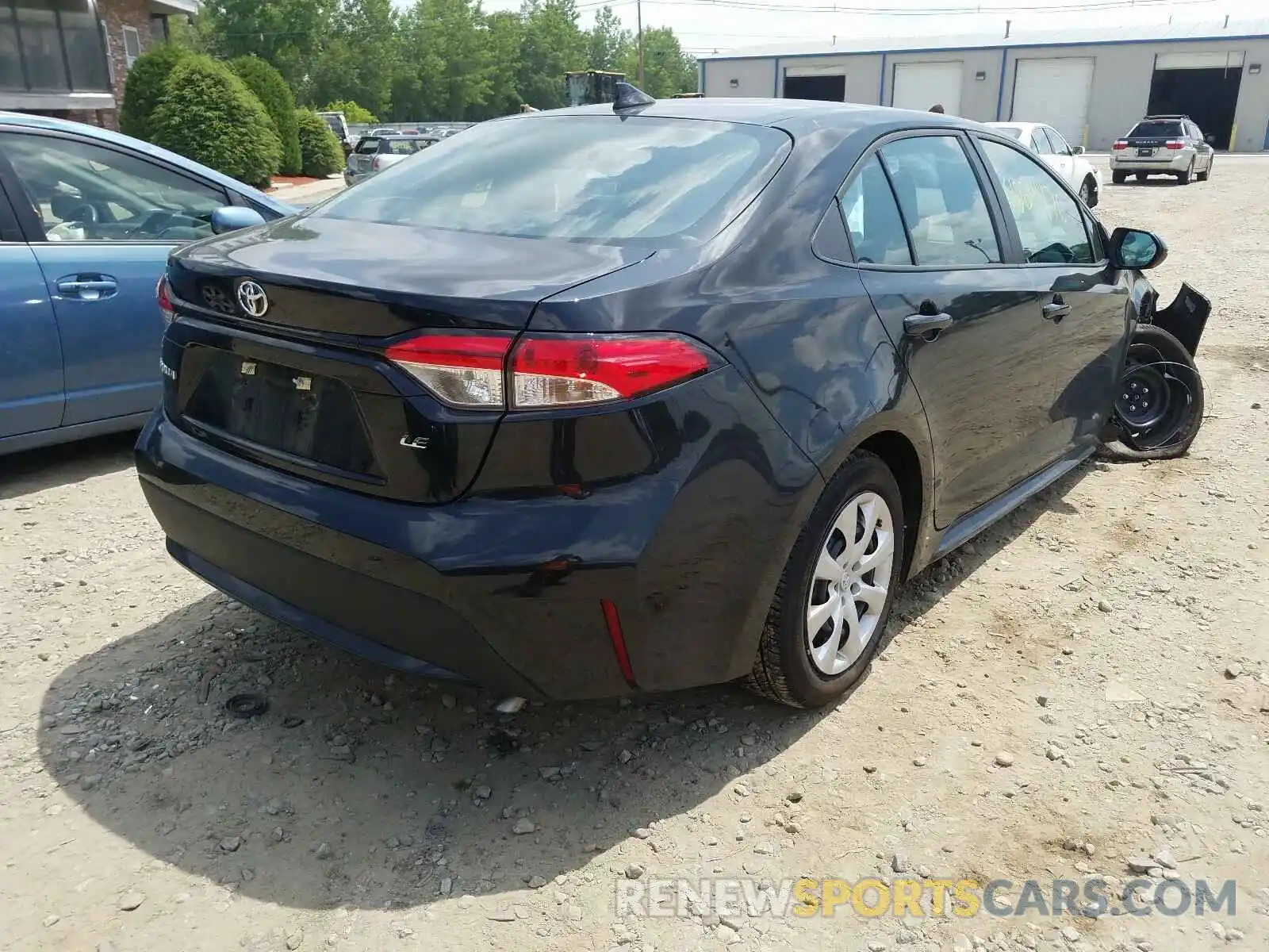 4 Photograph of a damaged car 5YFEPRAE9LP060434 TOYOTA COROLLA 2020