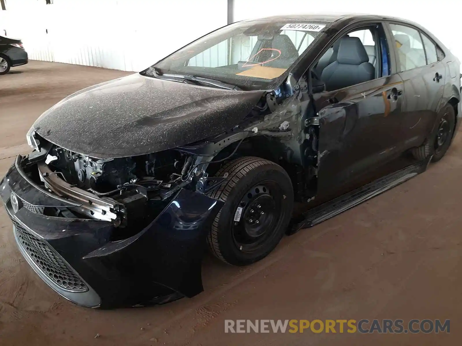 9 Photograph of a damaged car 5YFEPRAE9LP062166 TOYOTA COROLLA 2020