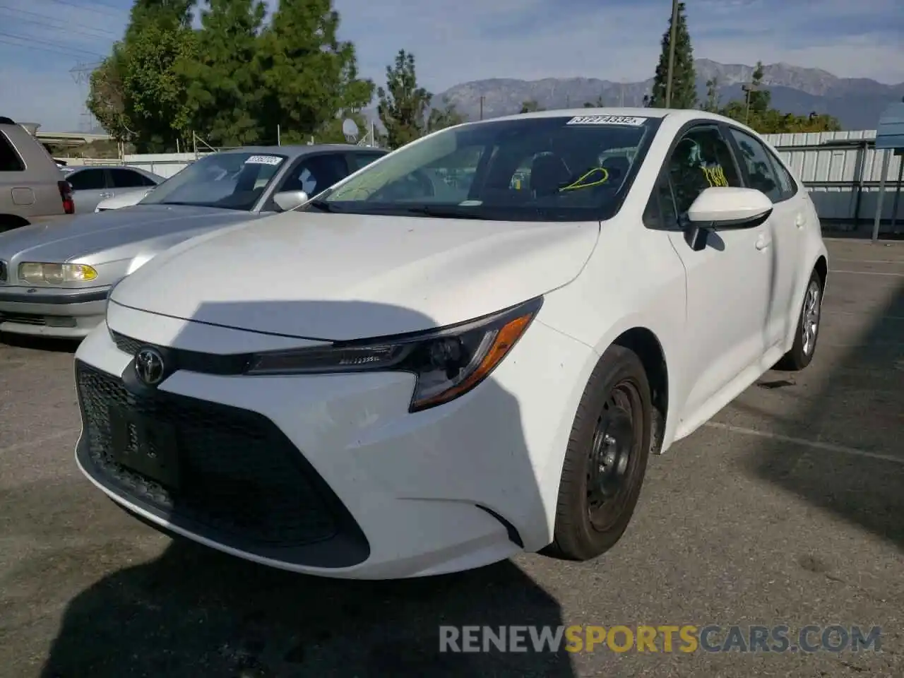 2 Photograph of a damaged car 5YFEPRAE9LP063379 TOYOTA COROLLA 2020