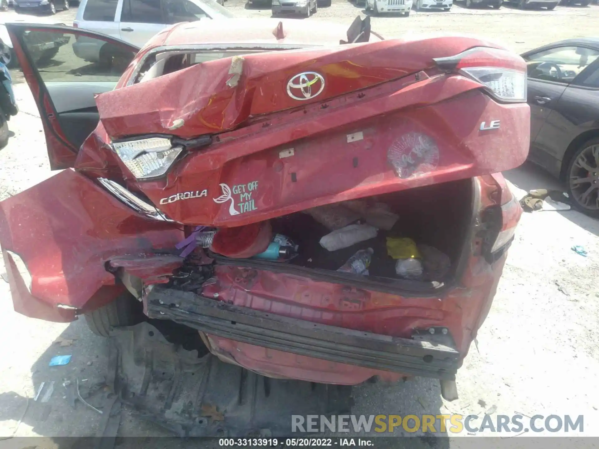 6 Photograph of a damaged car 5YFEPRAE9LP064385 TOYOTA COROLLA 2020