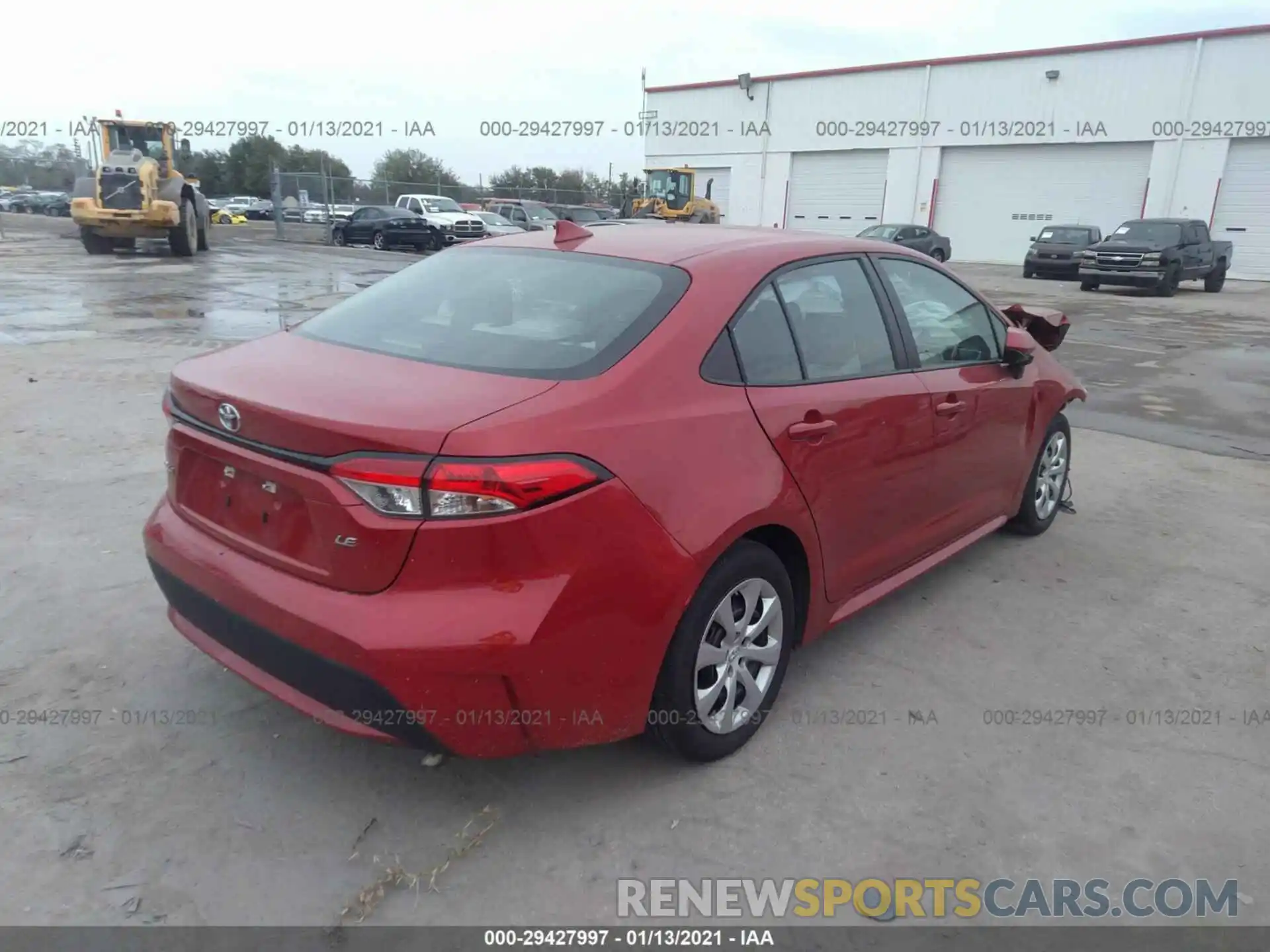 4 Photograph of a damaged car 5YFEPRAE9LP064922 TOYOTA COROLLA 2020