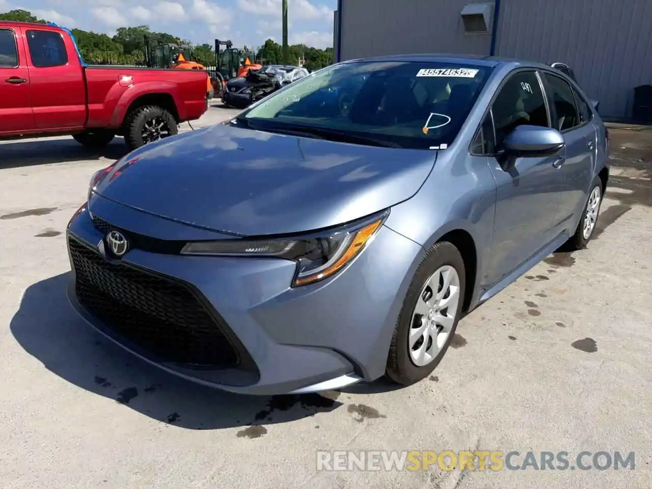 2 Photograph of a damaged car 5YFEPRAE9LP064984 TOYOTA COROLLA 2020