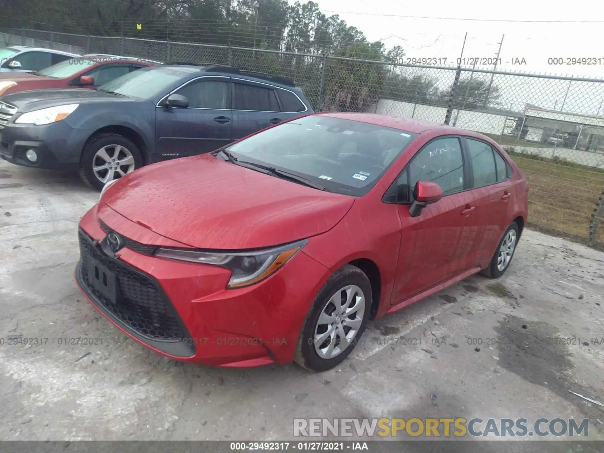 2 Photograph of a damaged car 5YFEPRAE9LP065973 TOYOTA COROLLA 2020