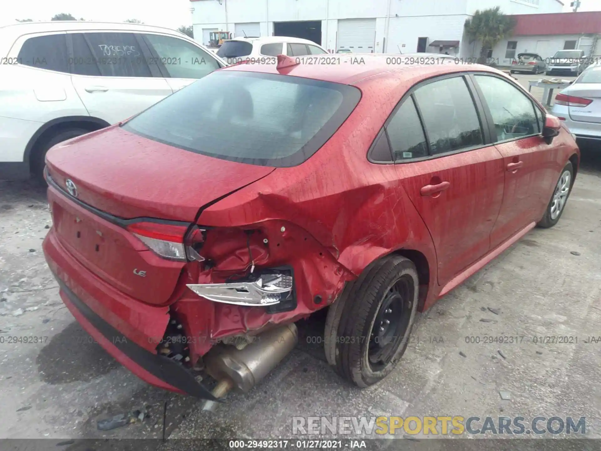 6 Photograph of a damaged car 5YFEPRAE9LP065973 TOYOTA COROLLA 2020