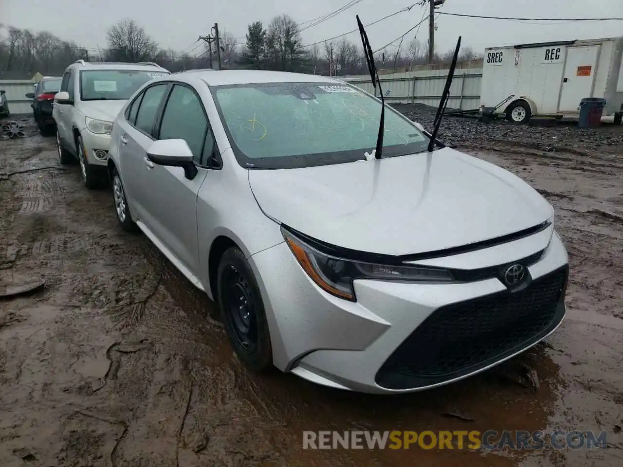 1 Photograph of a damaged car 5YFEPRAE9LP065990 TOYOTA COROLLA 2020