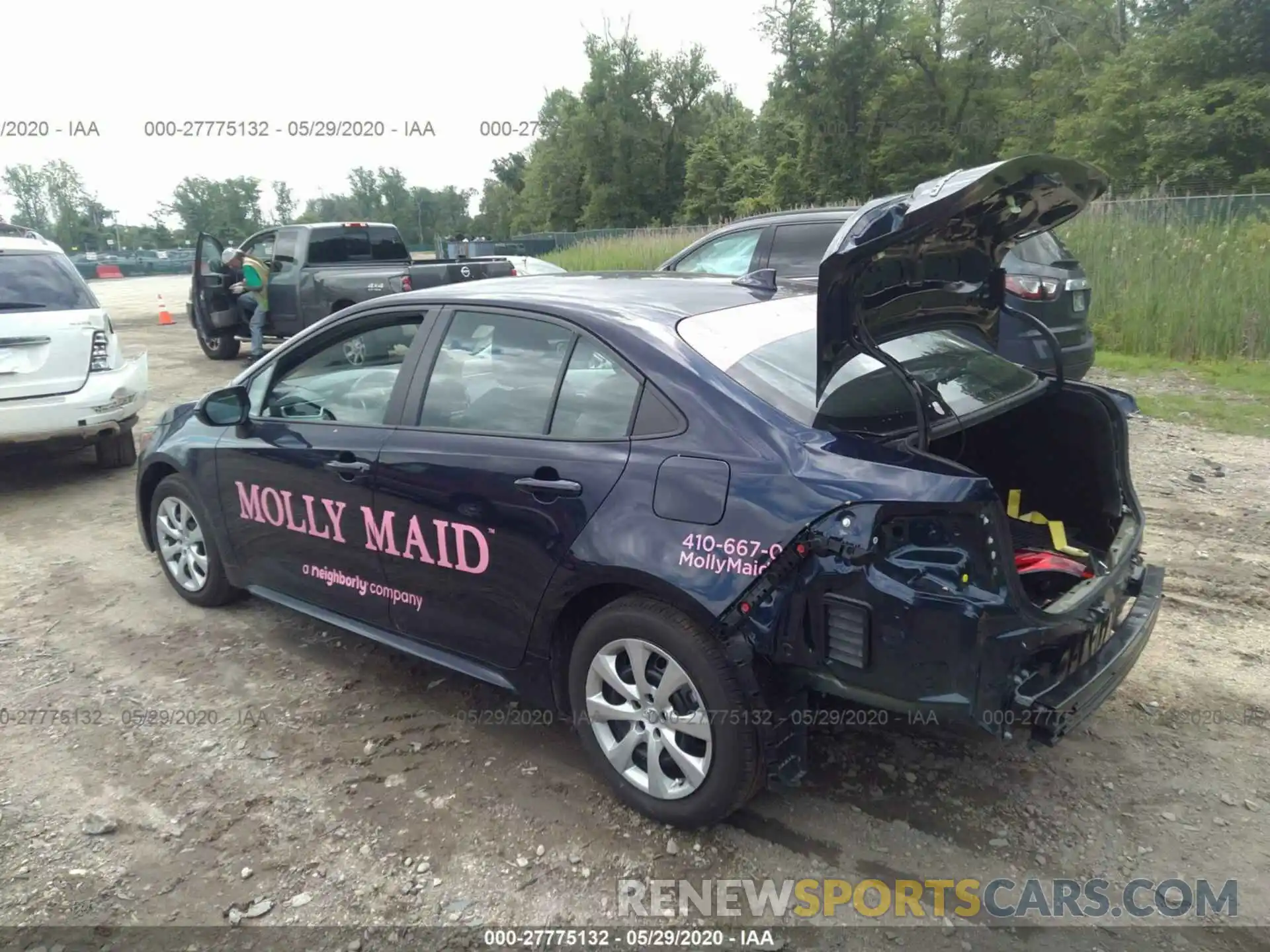 3 Photograph of a damaged car 5YFEPRAE9LP066170 TOYOTA COROLLA 2020