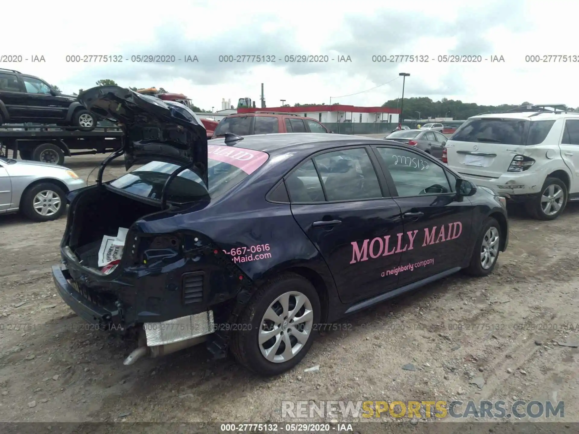 4 Photograph of a damaged car 5YFEPRAE9LP066170 TOYOTA COROLLA 2020