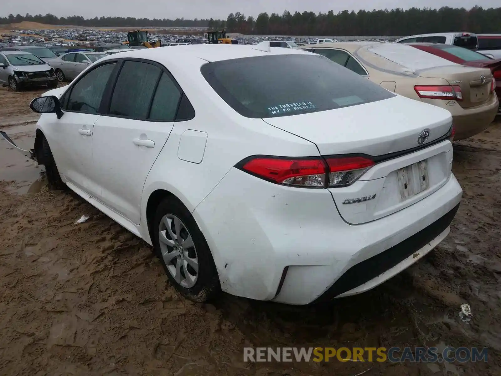 3 Photograph of a damaged car 5YFEPRAE9LP066184 TOYOTA COROLLA 2020