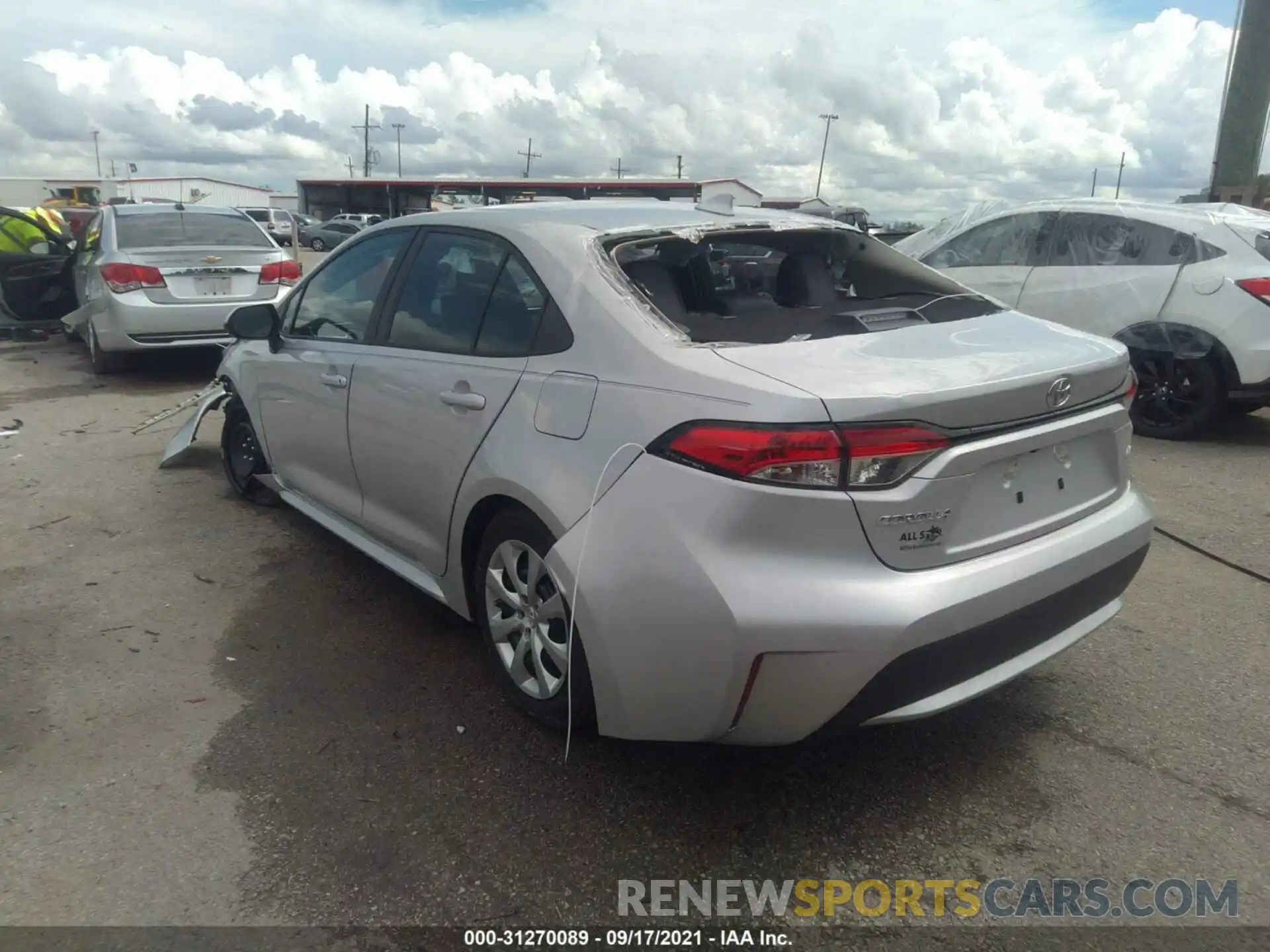 3 Photograph of a damaged car 5YFEPRAE9LP066315 TOYOTA COROLLA 2020