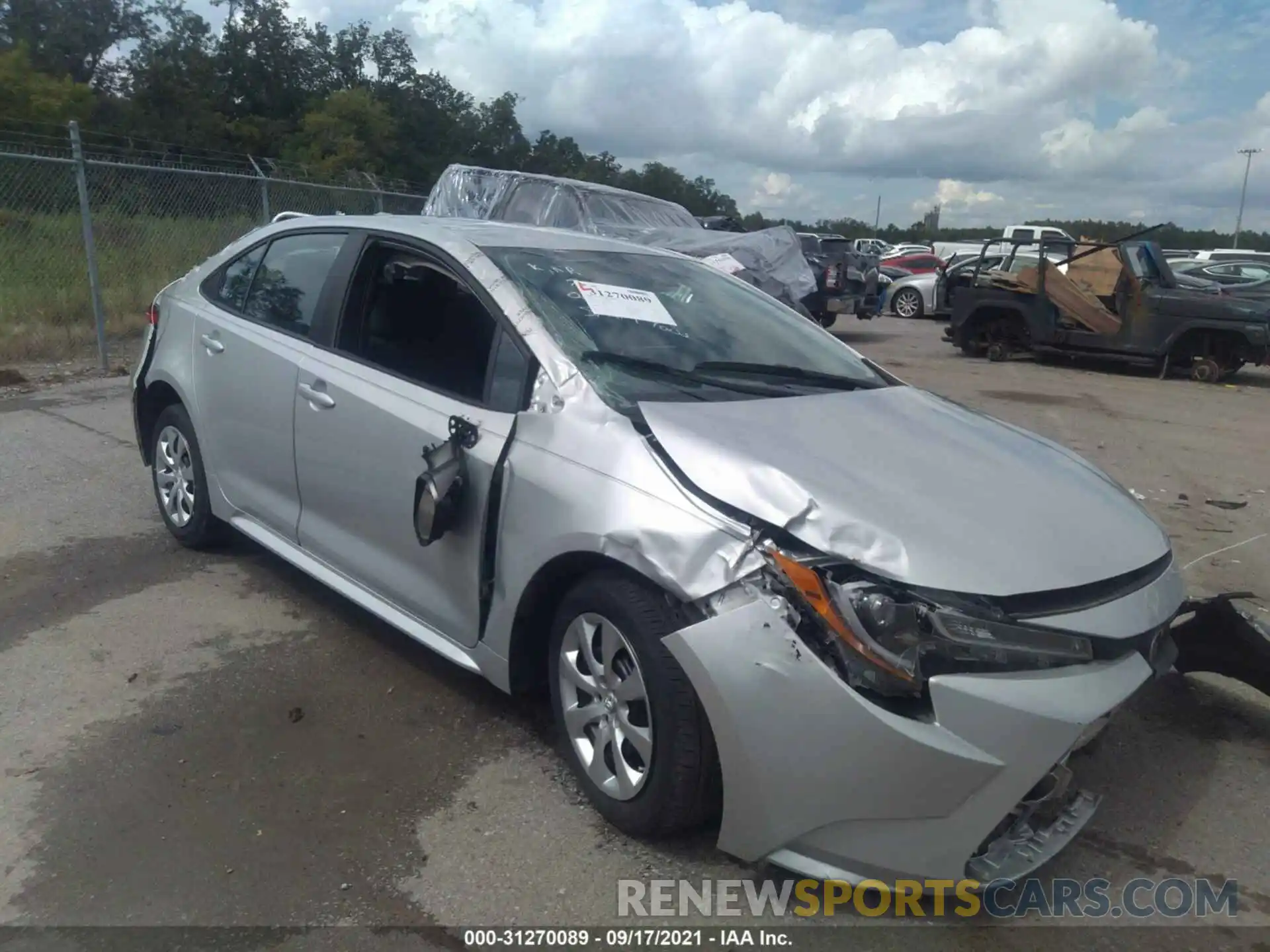 6 Photograph of a damaged car 5YFEPRAE9LP066315 TOYOTA COROLLA 2020