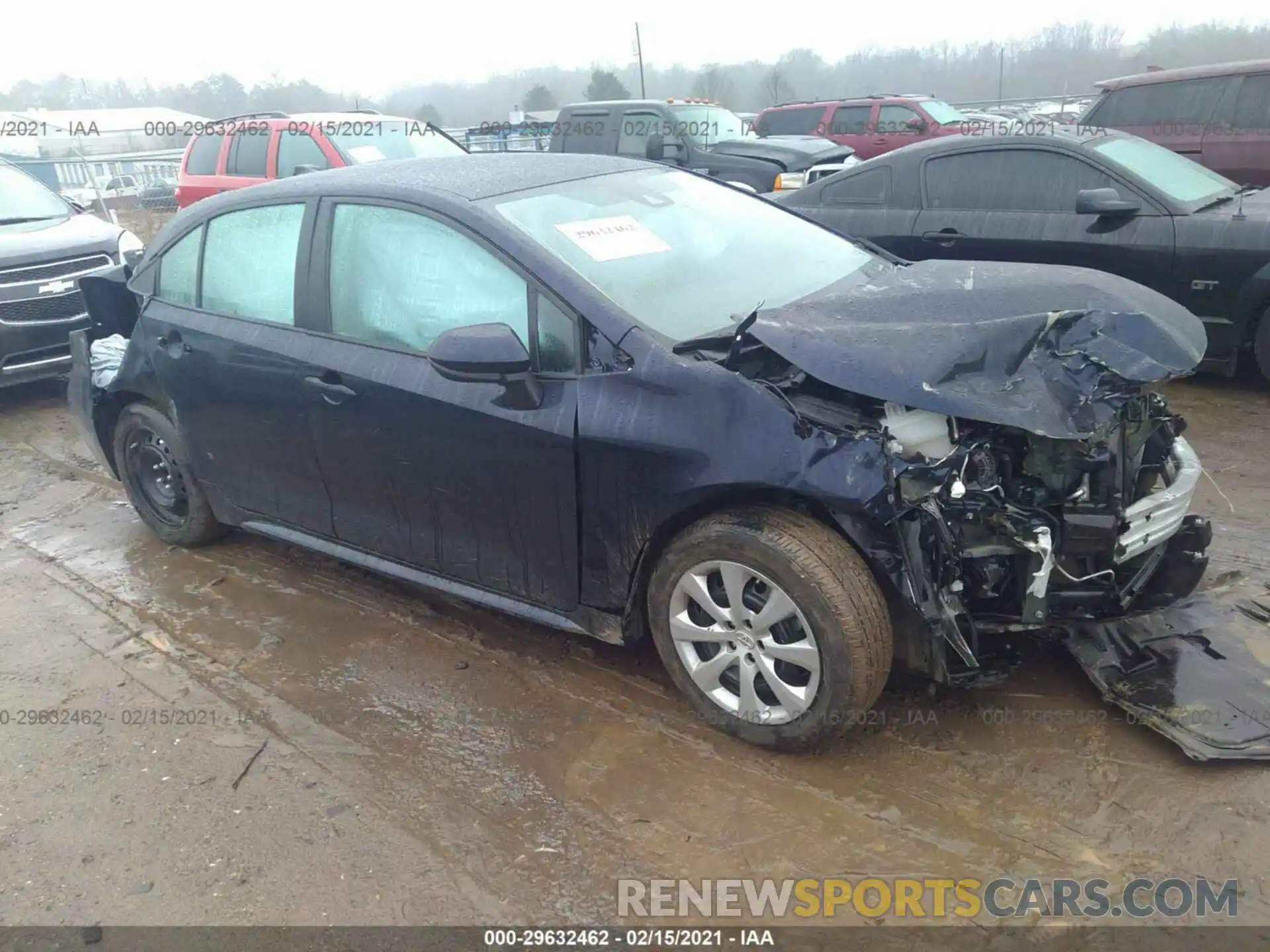 1 Photograph of a damaged car 5YFEPRAE9LP066332 TOYOTA COROLLA 2020