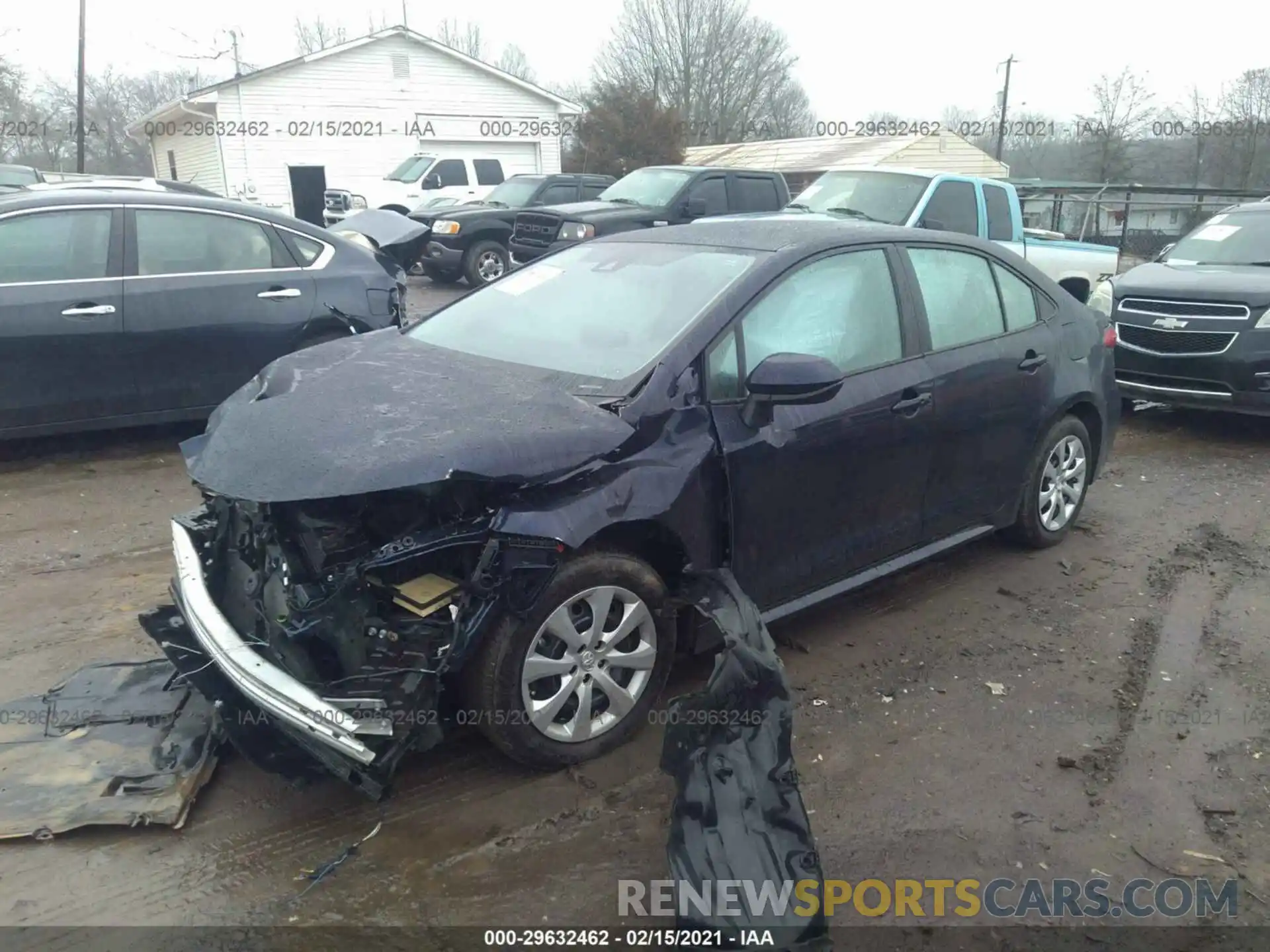 2 Photograph of a damaged car 5YFEPRAE9LP066332 TOYOTA COROLLA 2020